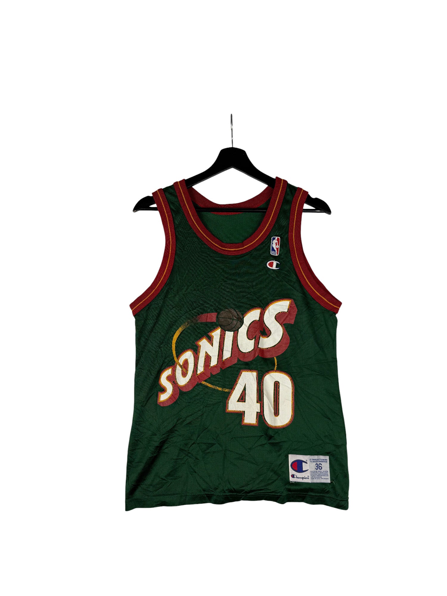 1990s Champion Seattle SuperSonics Jersey
