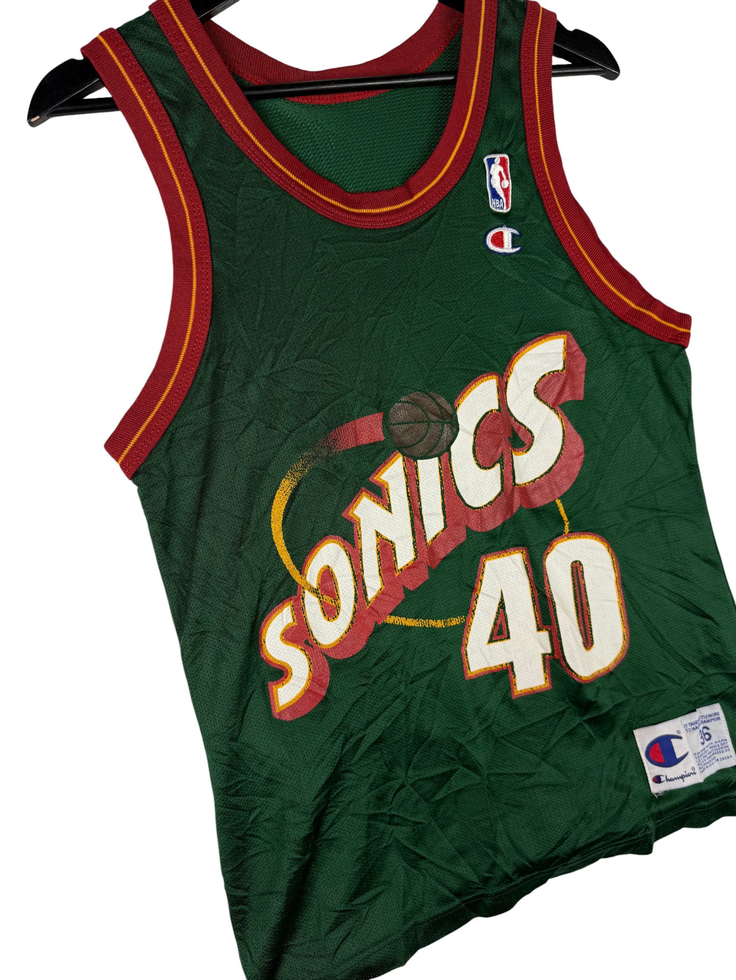1990s Champion Seattle SuperSonics Jersey