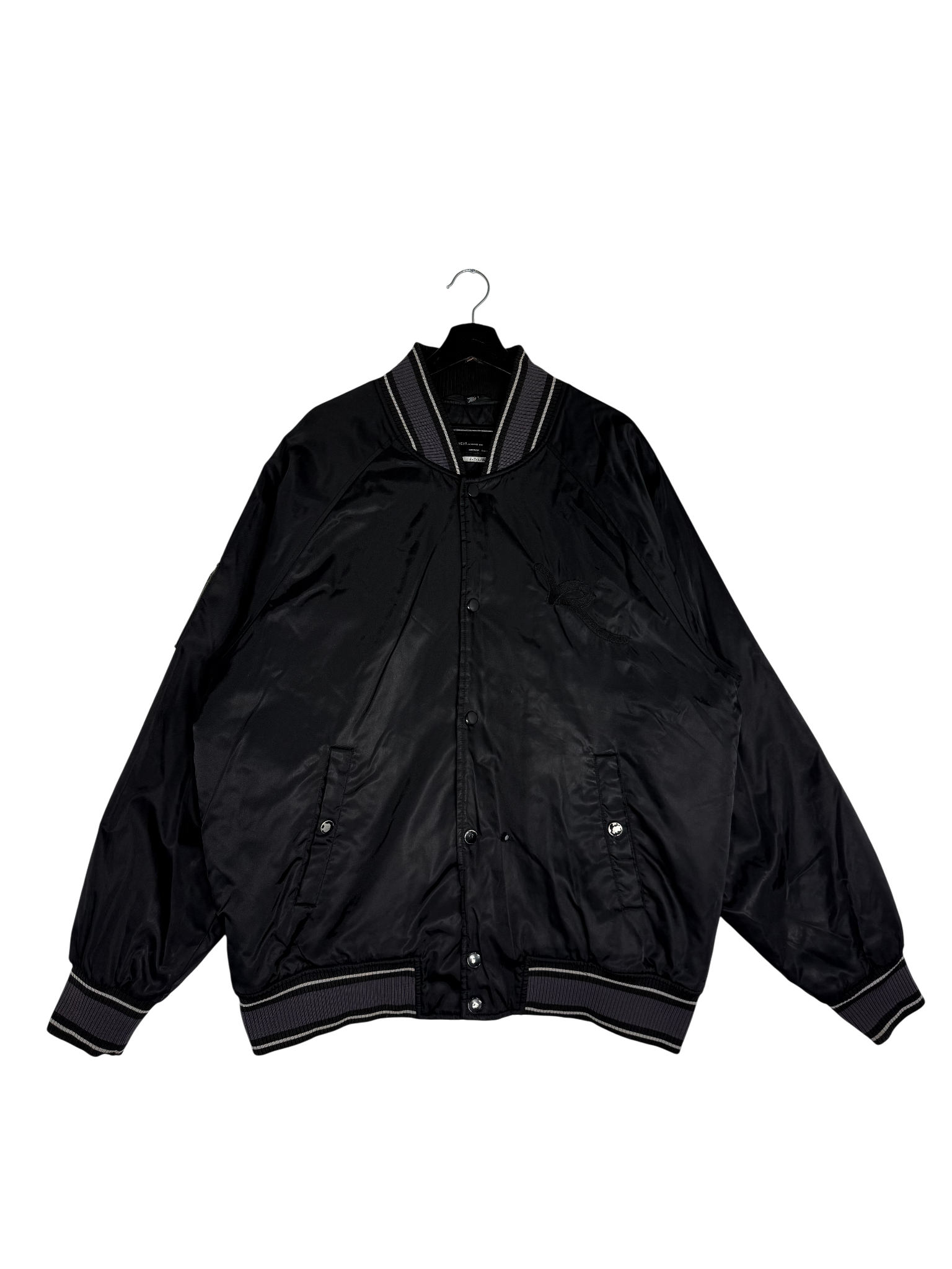 2000s Rocawear Satin Varsity Jacket