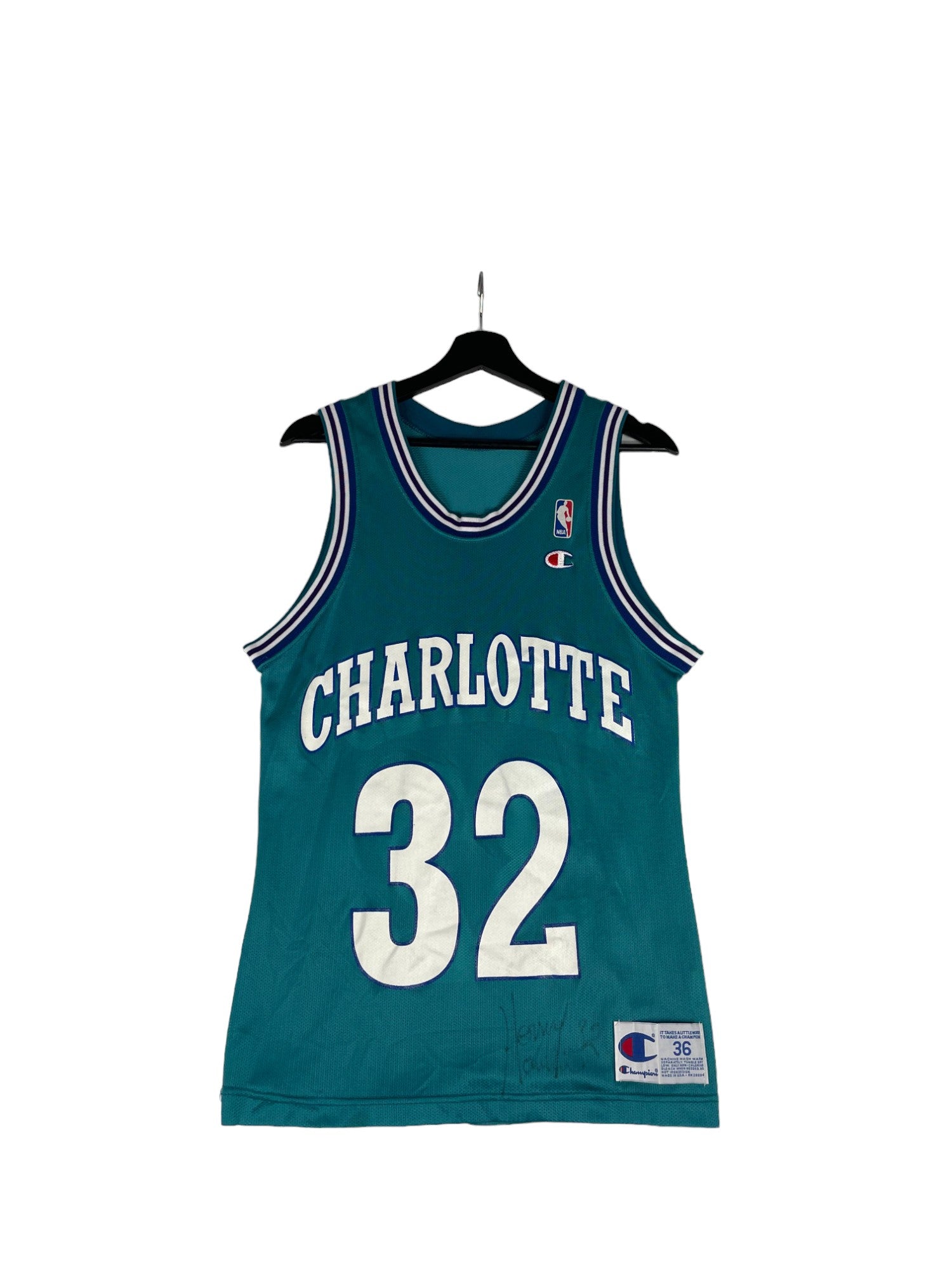 1990s Champion Charlotte Hornets Jersey