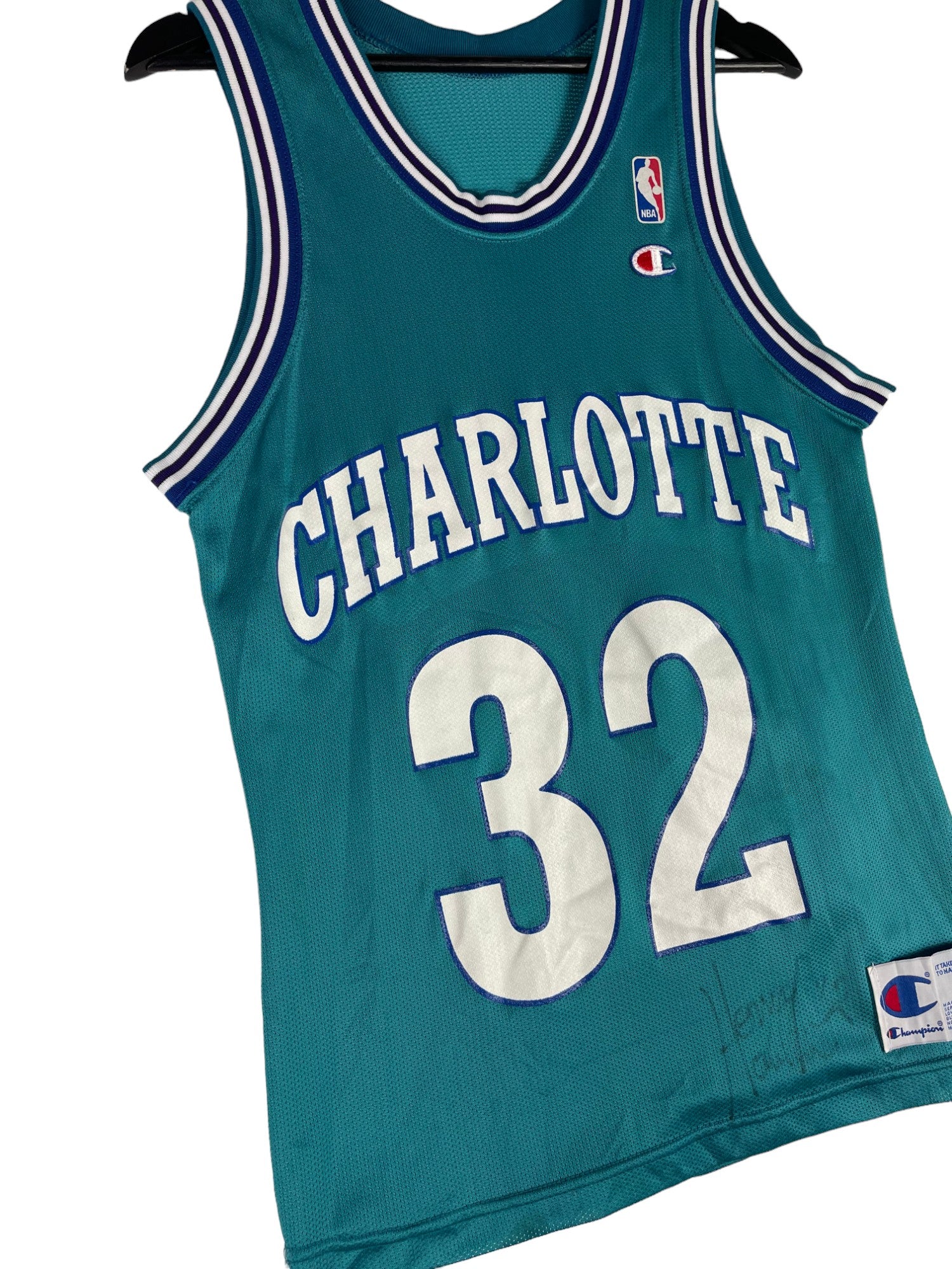 1990s Champion Charlotte Hornets Jersey