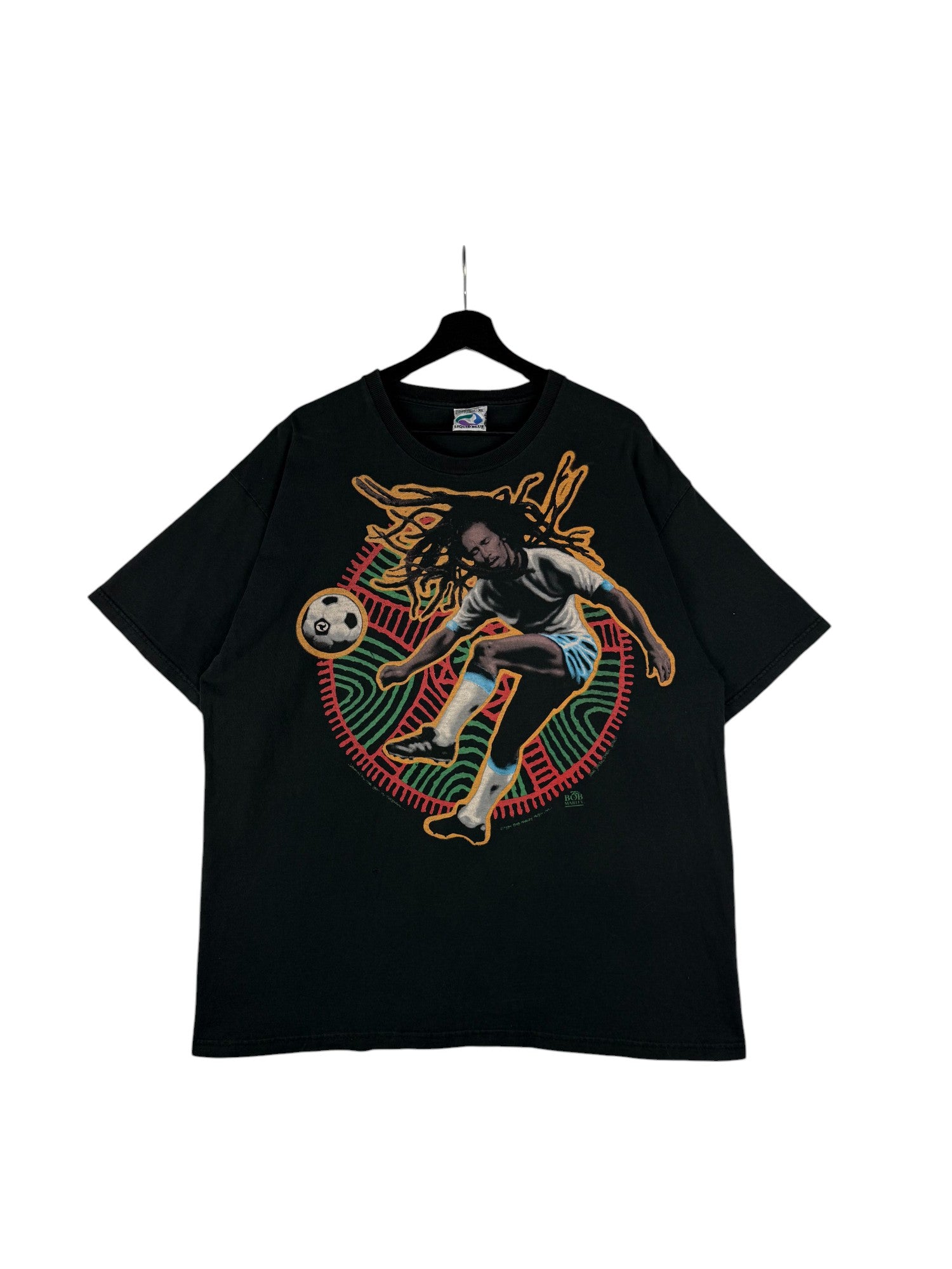 1994 Bob Marley Liquid Blue T-Shirt