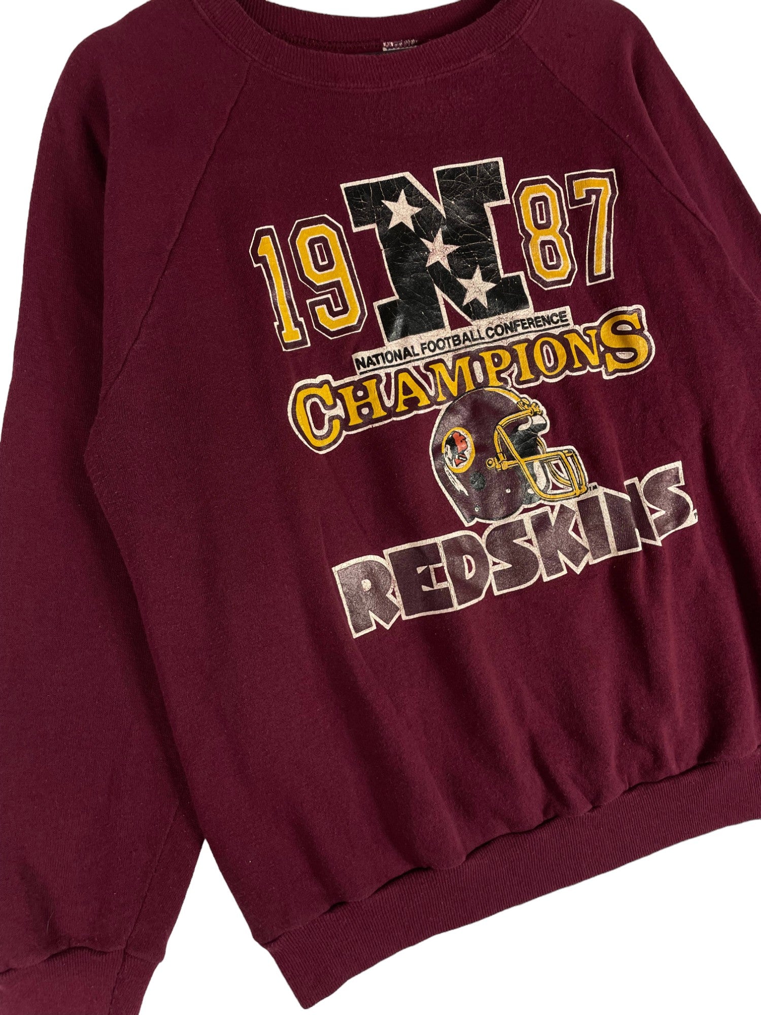 Red Skins 1987 Crewneck
