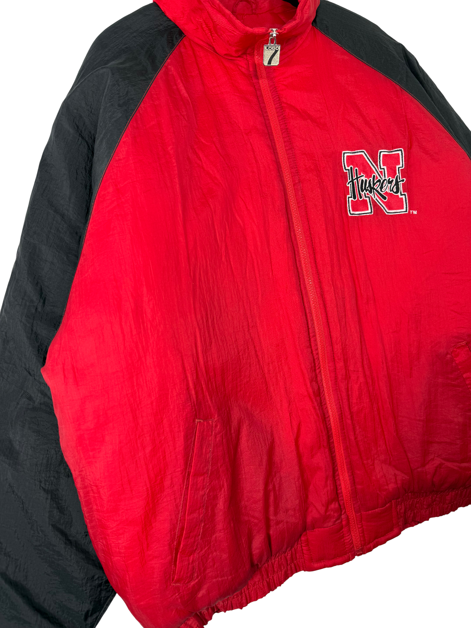 1990s Logo 7 Nebraska Huskers Jacket