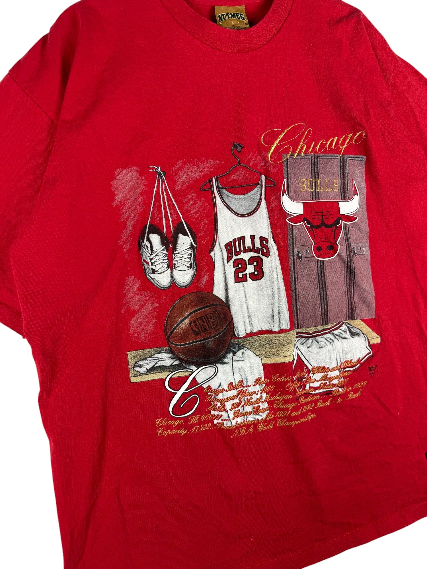 1990s Nutmeg Chicago Bulls T-Shirt