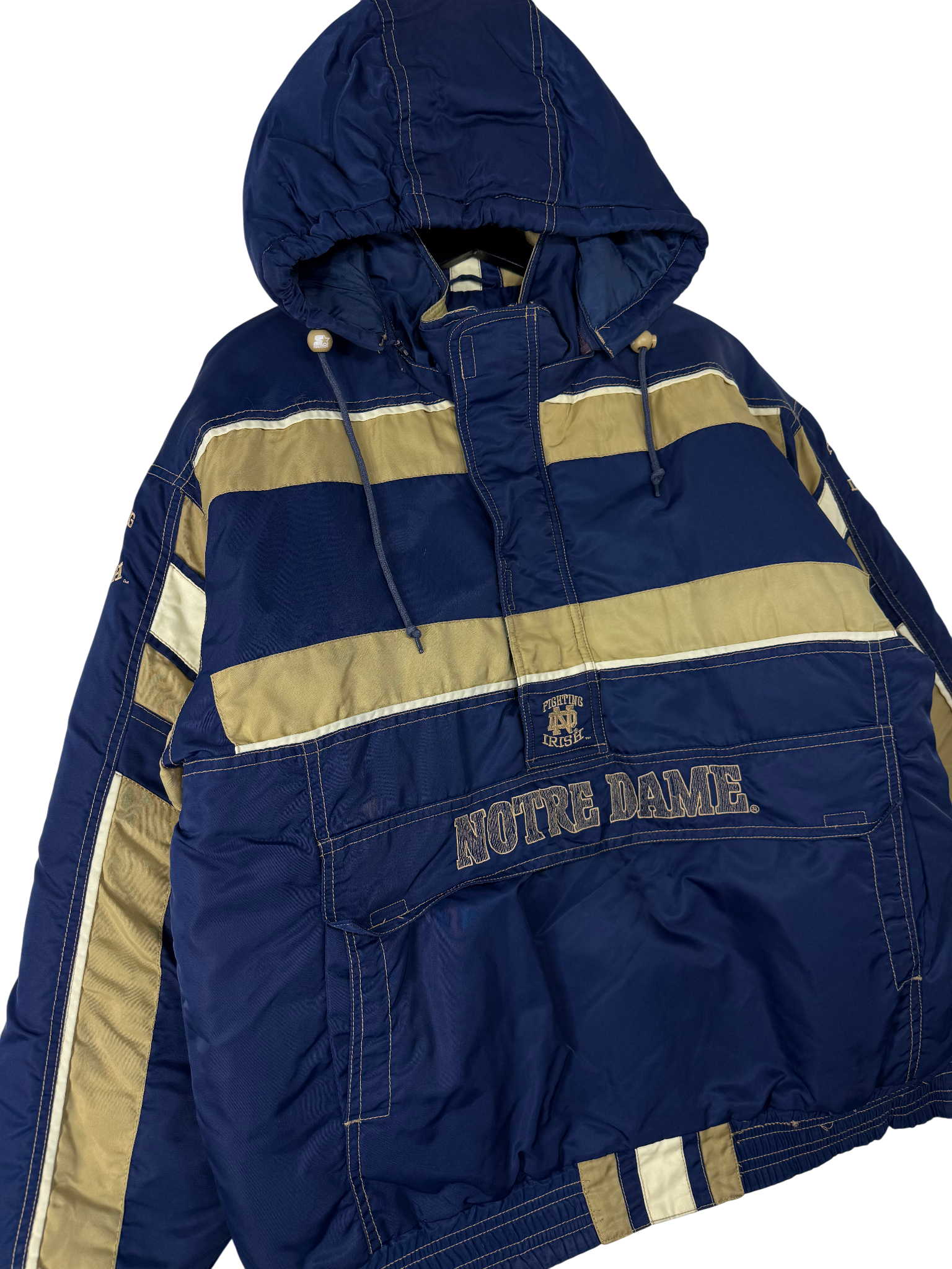 1990s Starter Notre Dame Windbreaker