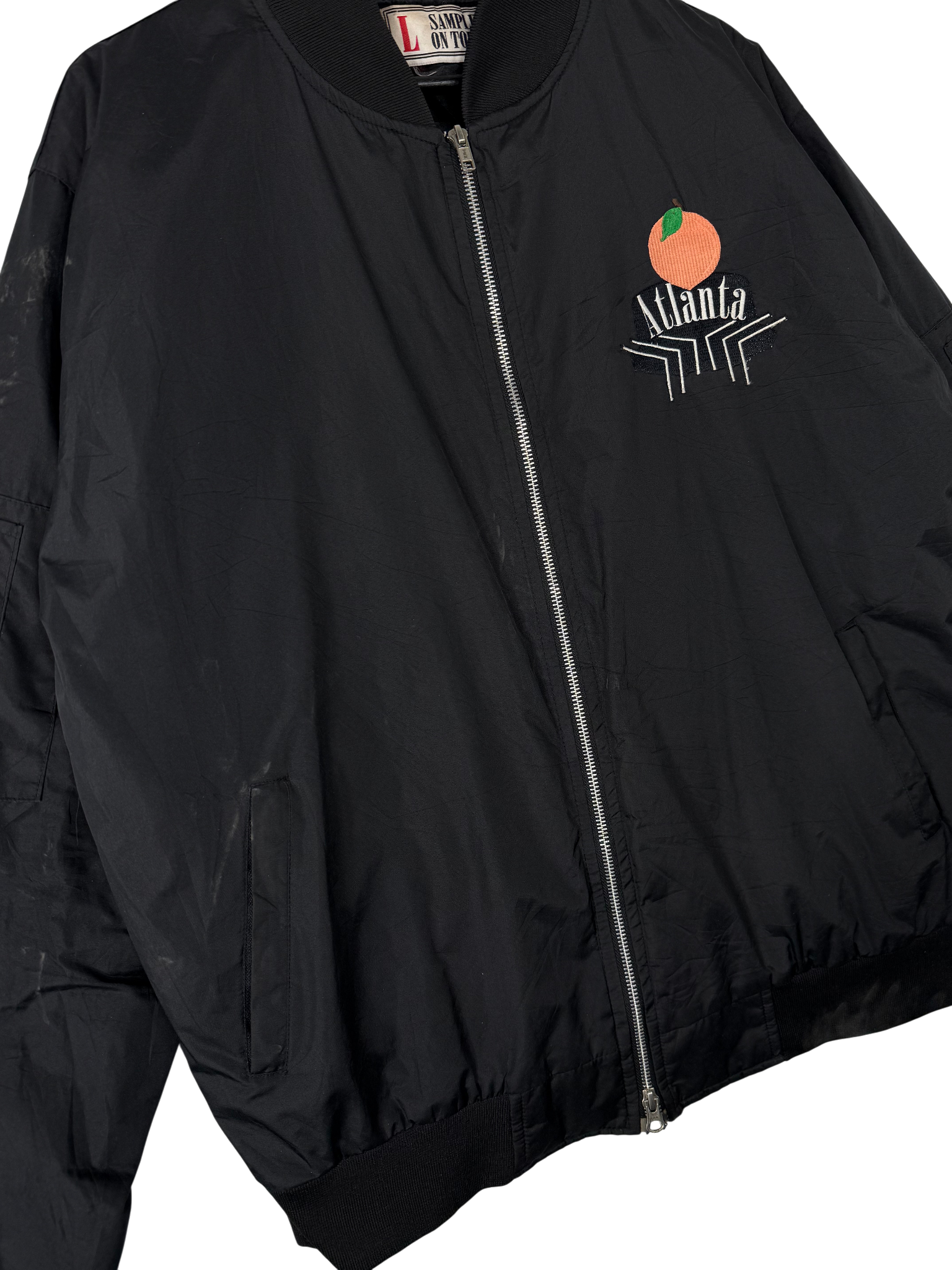 1990s Atlanta Embroidered Bomber Jacket