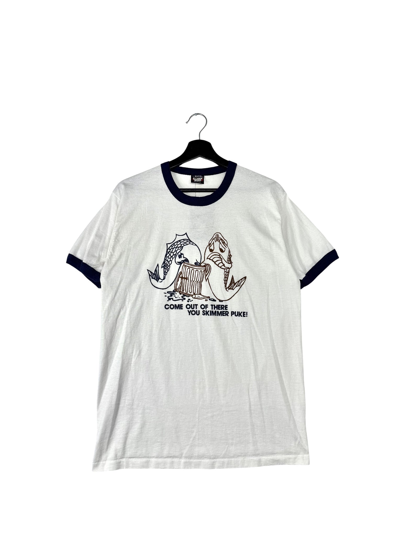 1980s Vintage Novelty Ringer T-Shirt