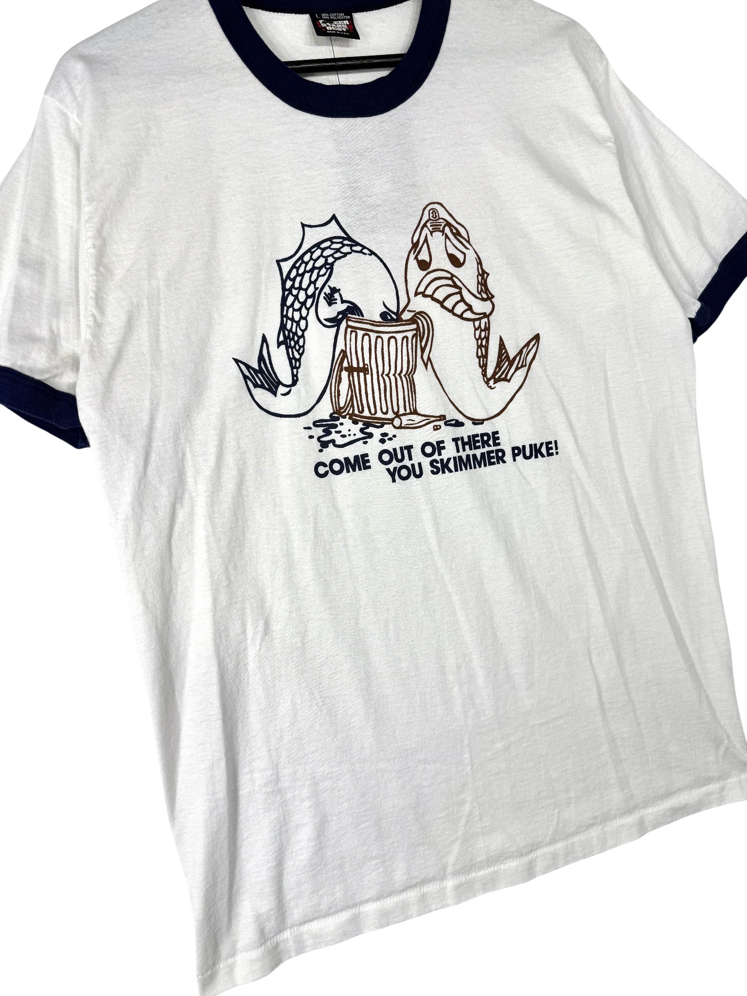 1980s Vintage Novelty Ringer T-Shirt