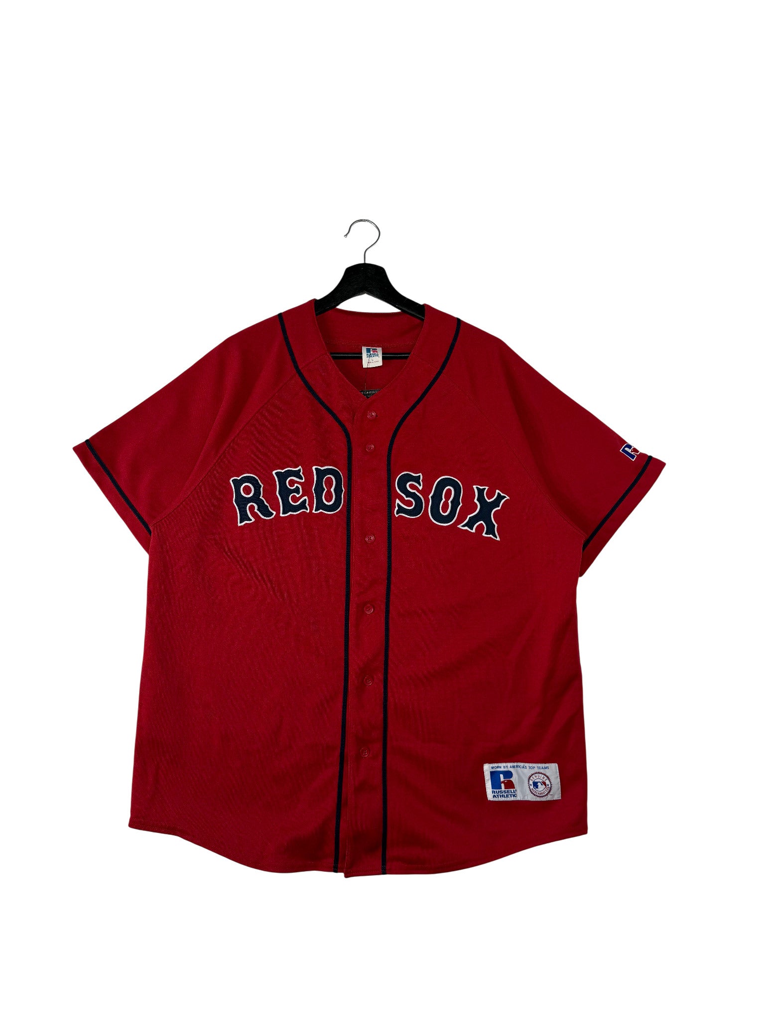 1990s Russell Athletic Red Sox Jersey