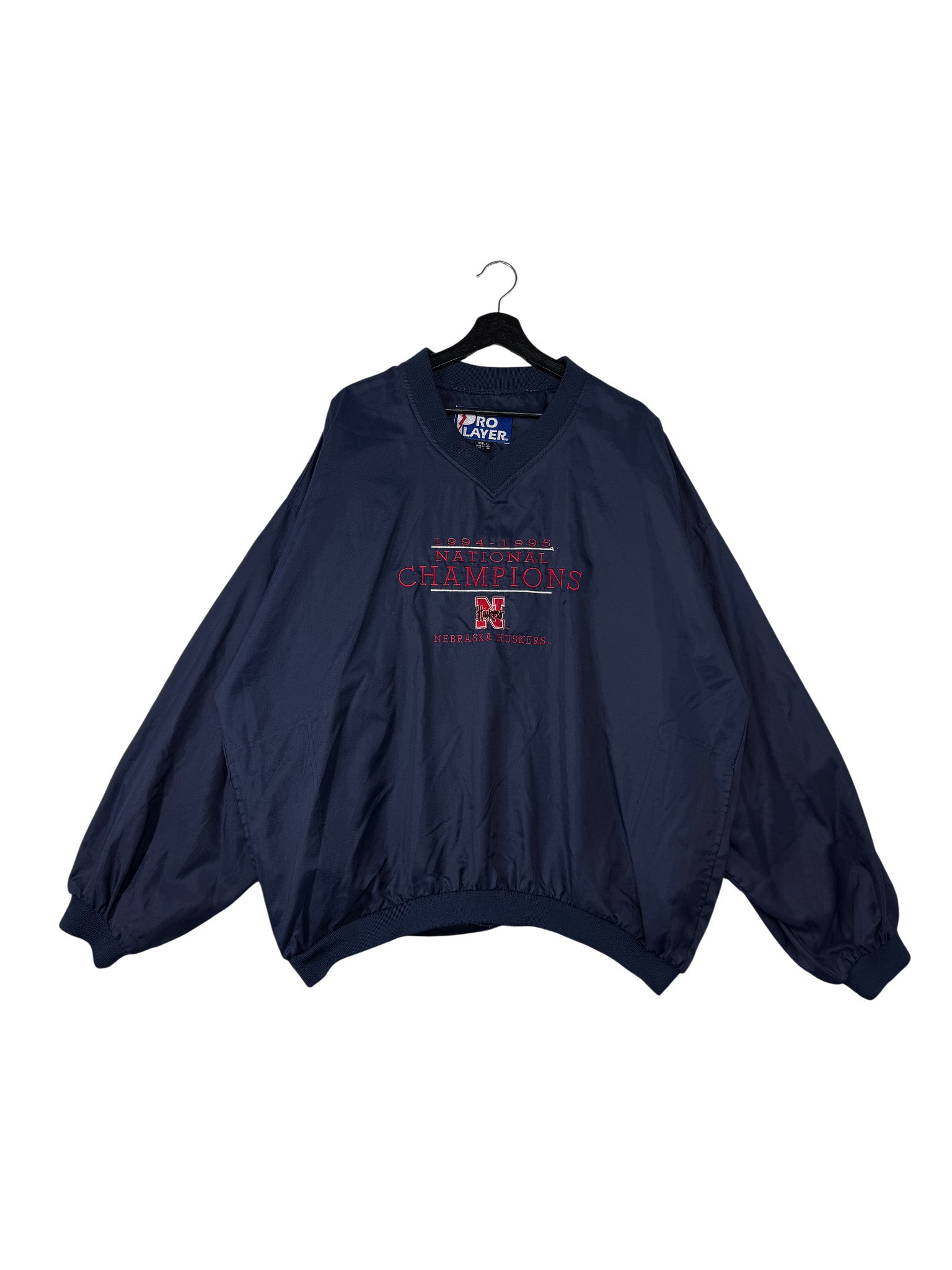 1990s Pro Player Nebraska Huskers Windbreaker
