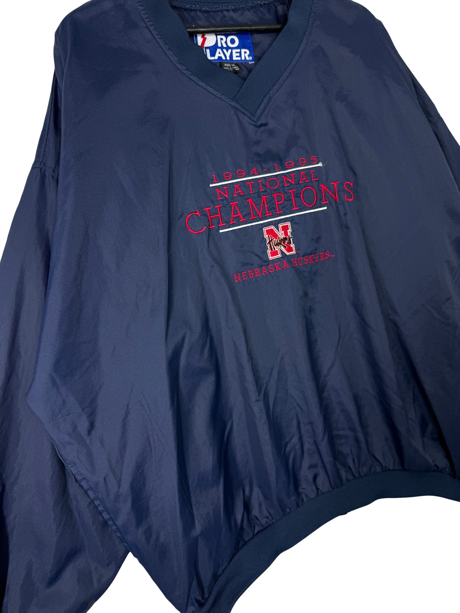 1990s Pro Player Nebraska Huskers Windbreaker