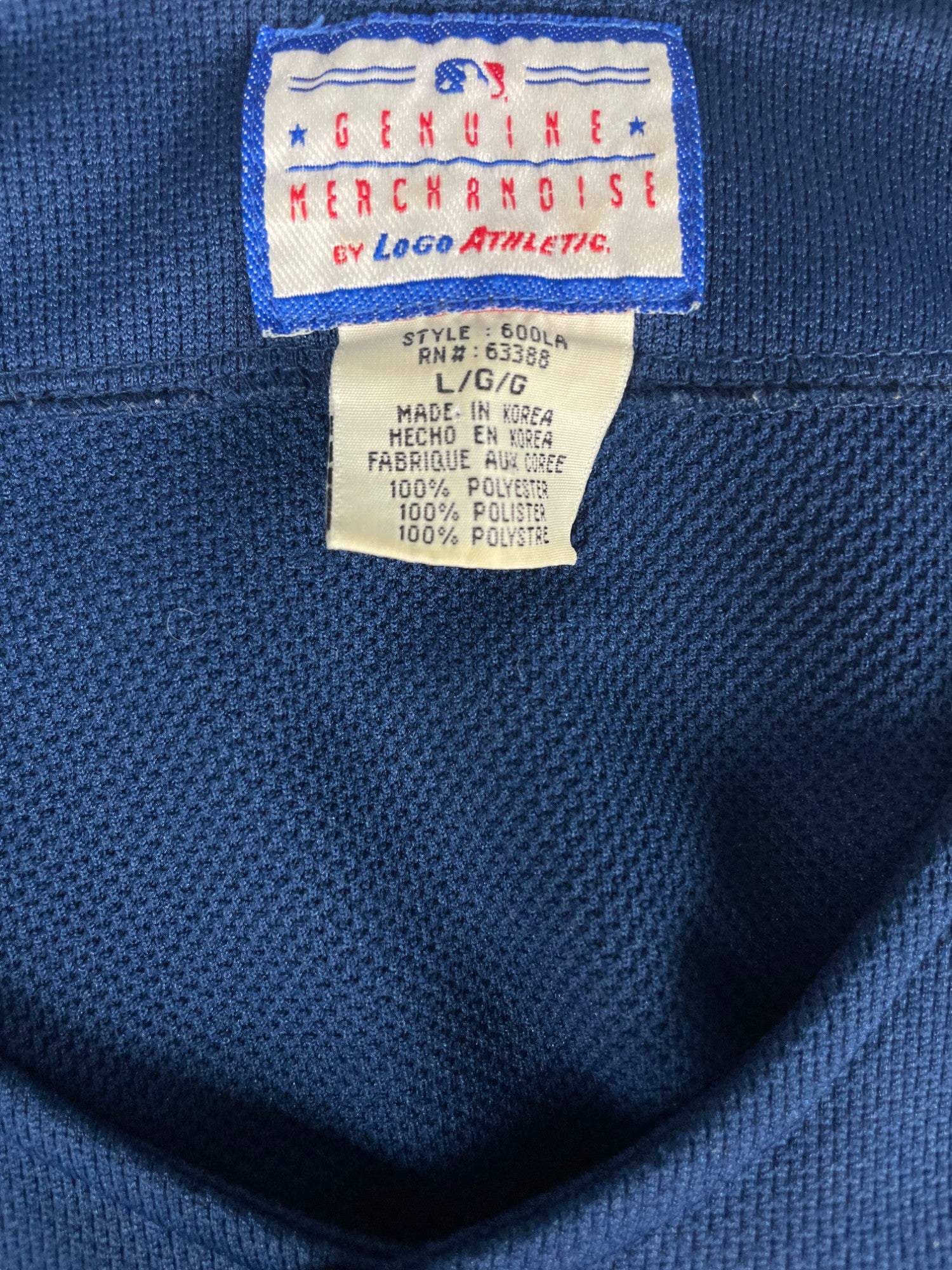 1990s Logo Athletic Cleveland Indians Jersey
