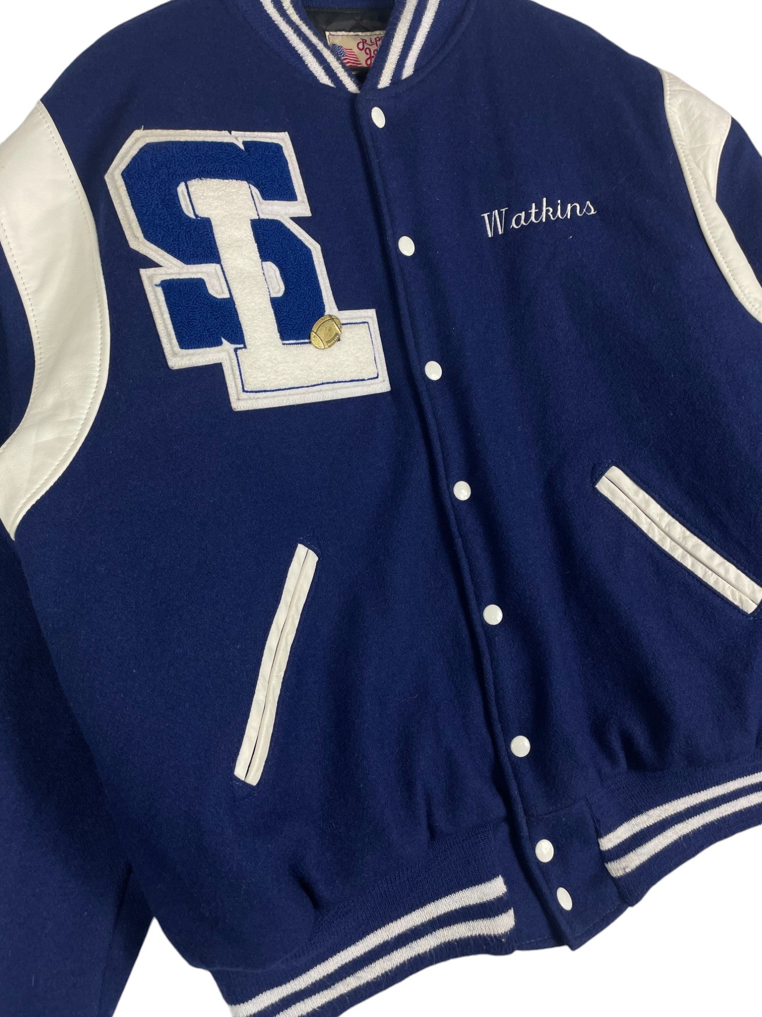 Vintage Spartans Varsity Jacket