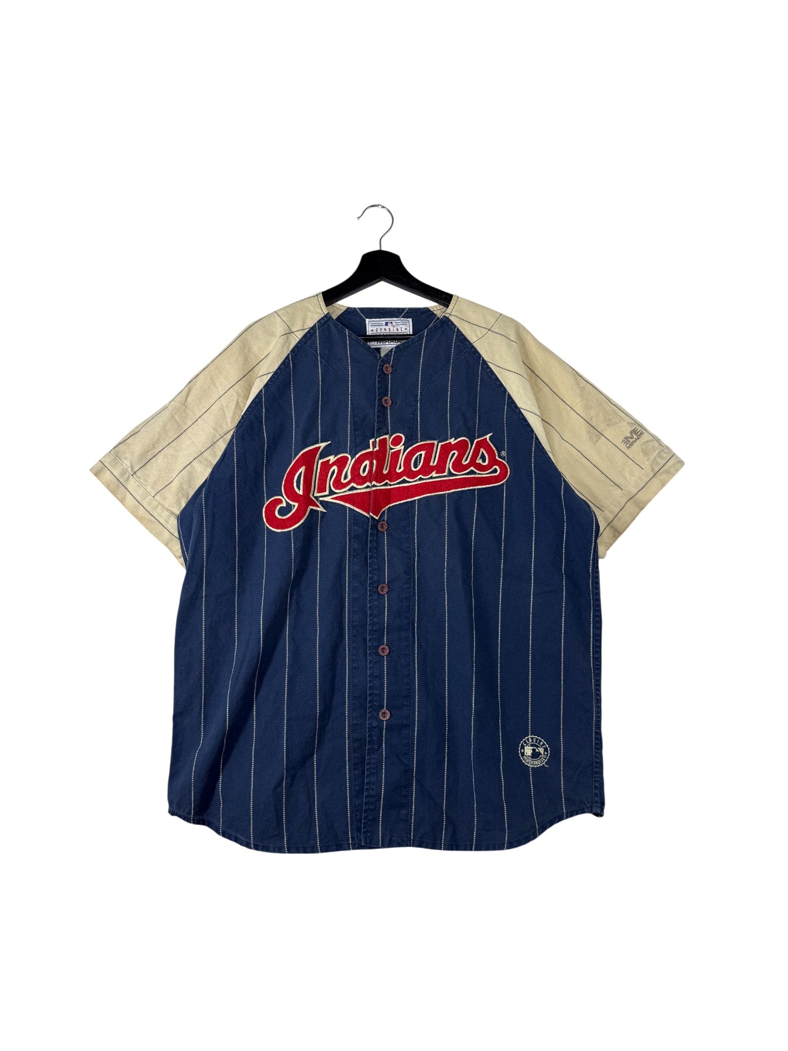 1990s Mirage Indians Baseball Jersey