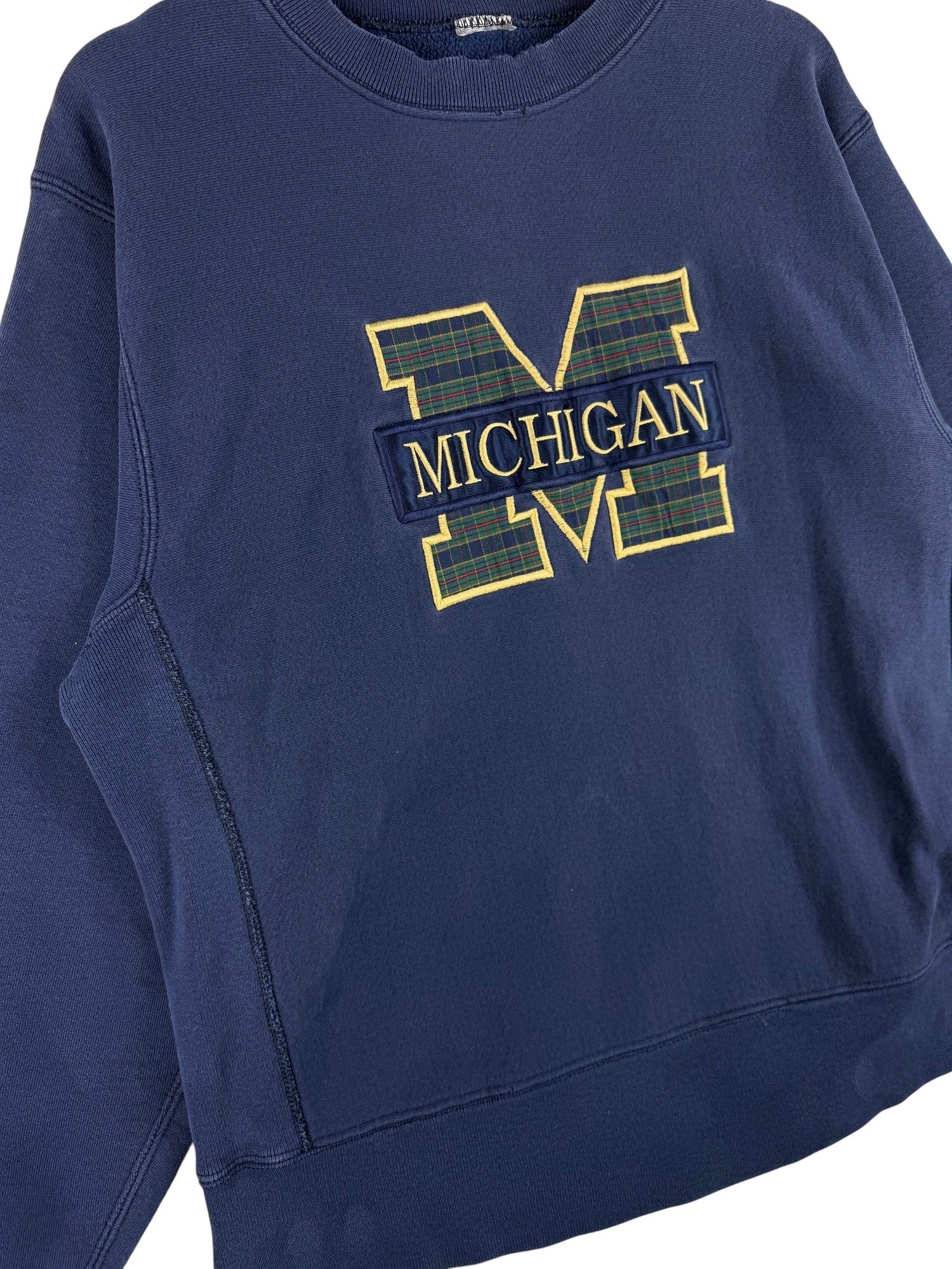 Michigan Reverse Weave Crewneck