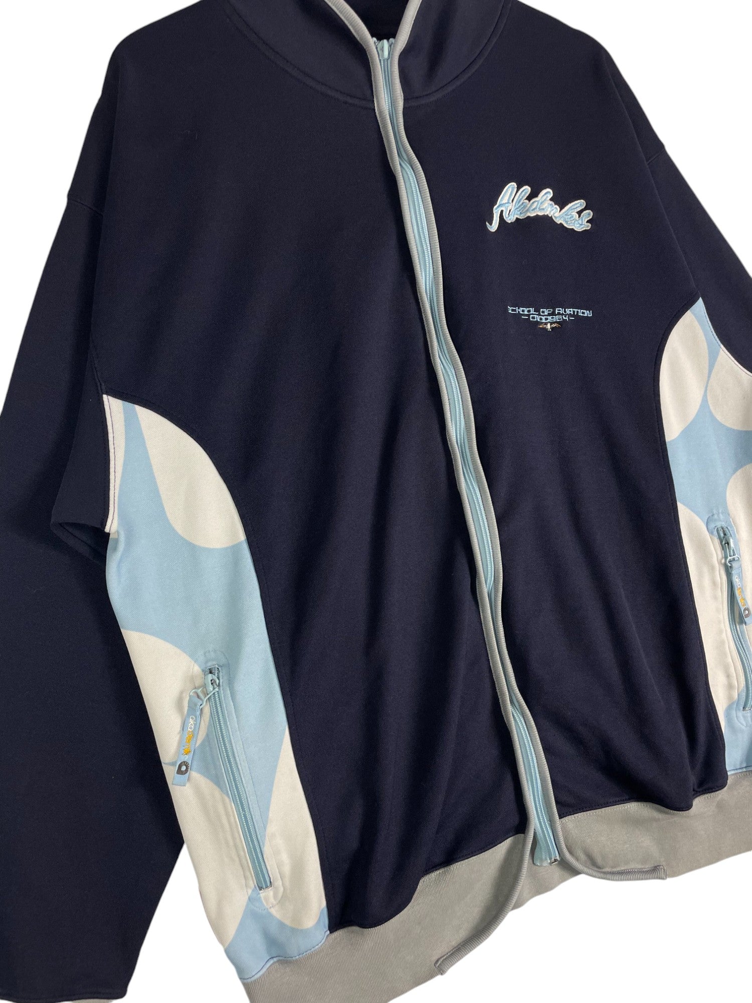 2000s Akademiks Streetwear Zip Up Sweatshirt