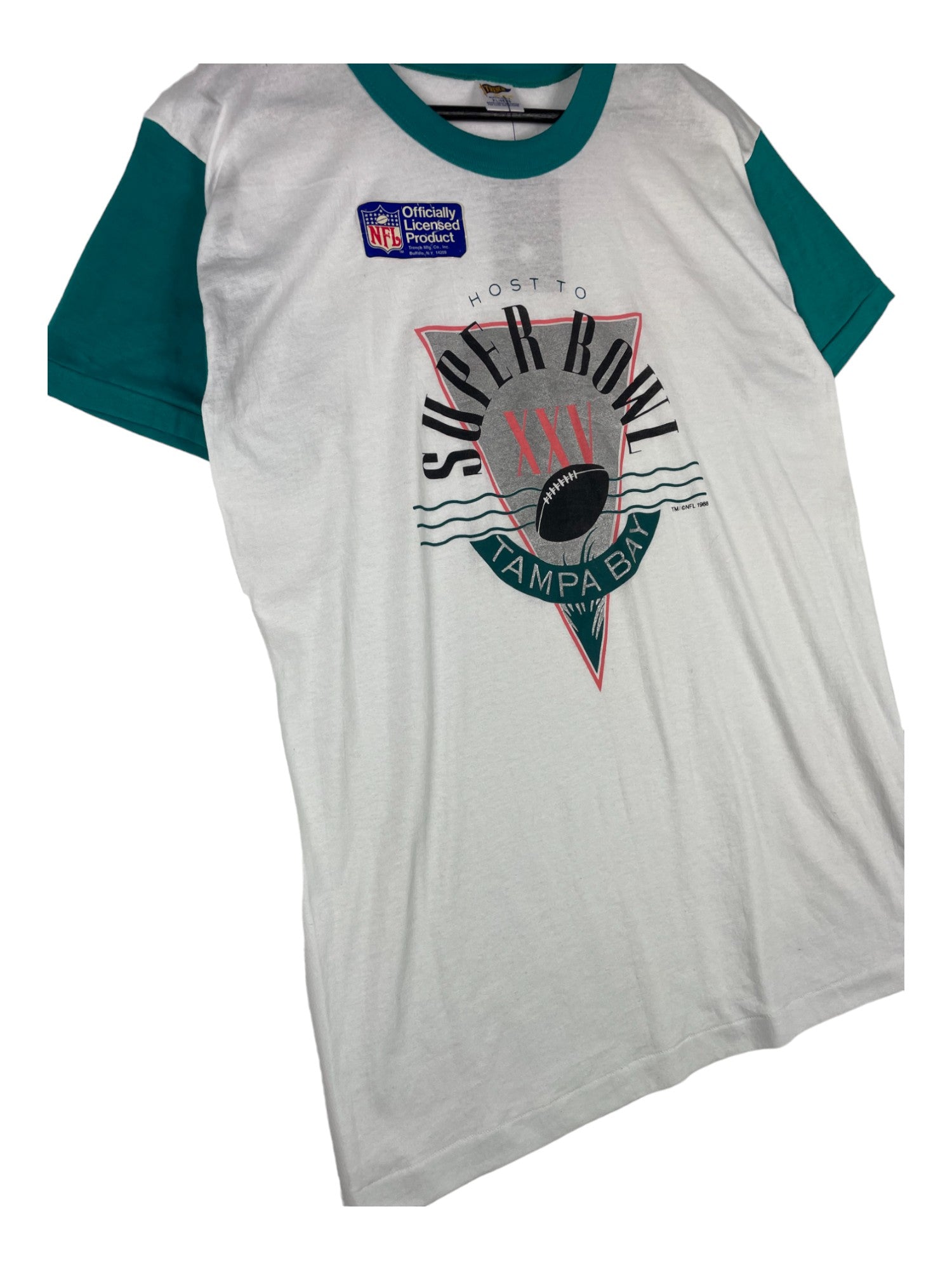 1980s Trench Super Bowl XXV T-Shirt