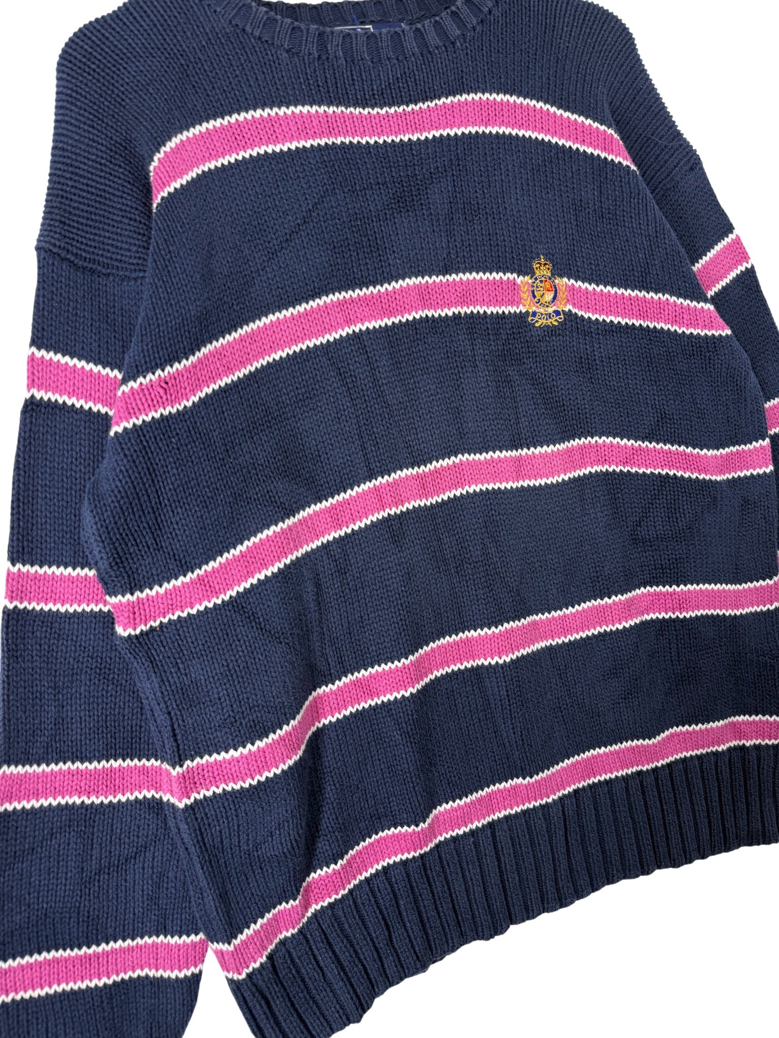 1990s Polo Ralph Lauren Striped Sweater