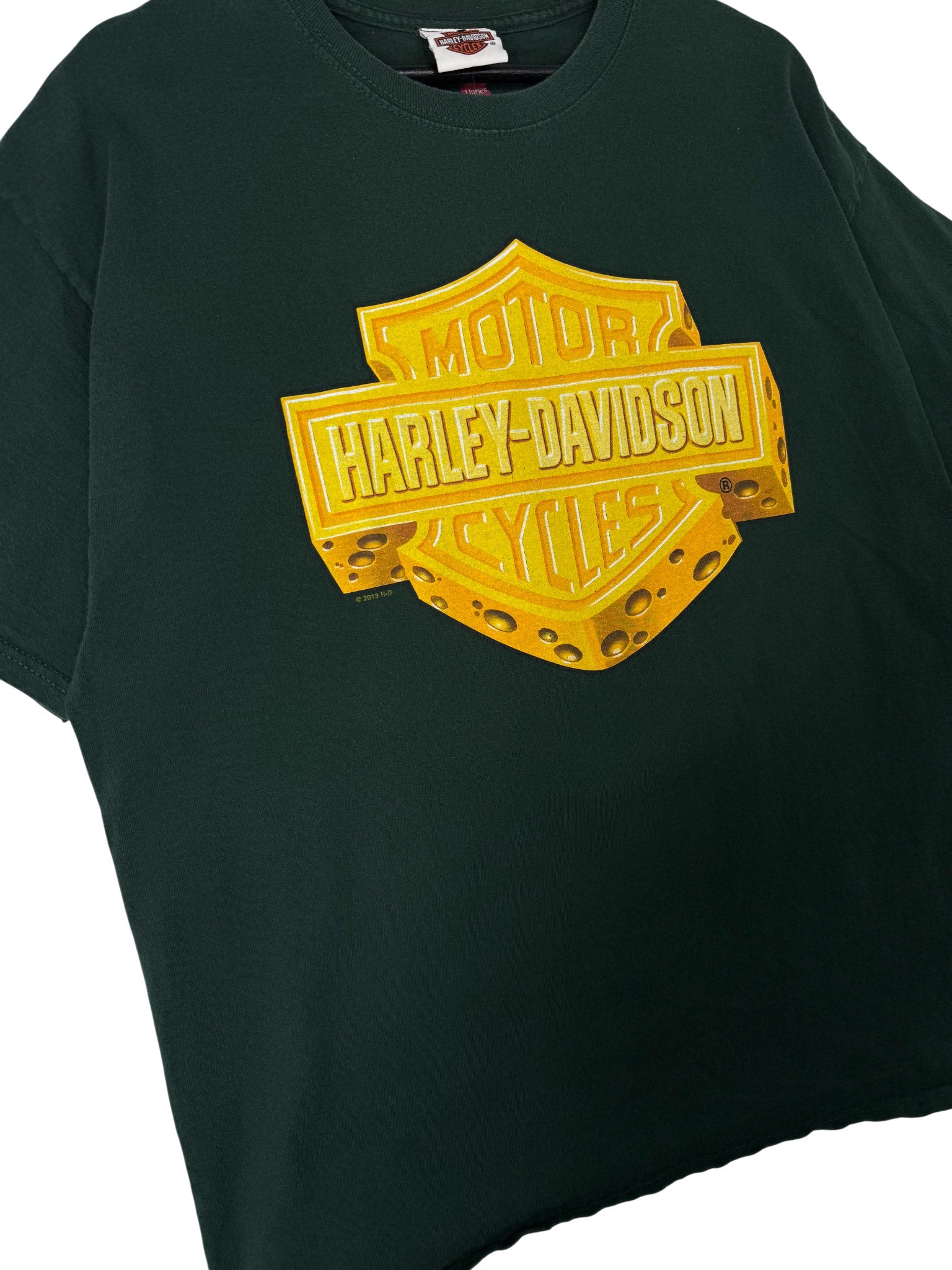 2010s Harley Davidson Cheesehead T-Shirt
