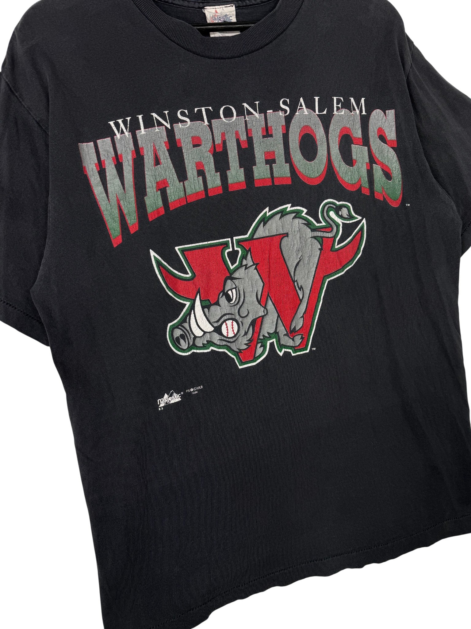 1990s Majestic Winston-Salem Warthogs T-Shirt