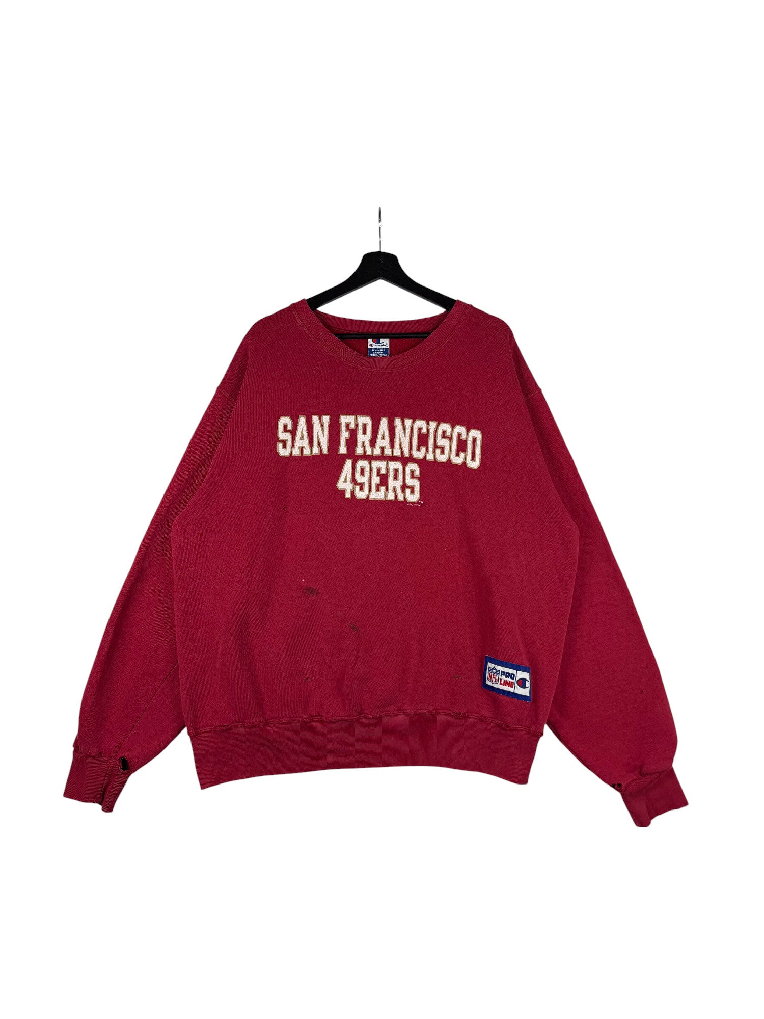 49ers 1996 Distressed Crewneck