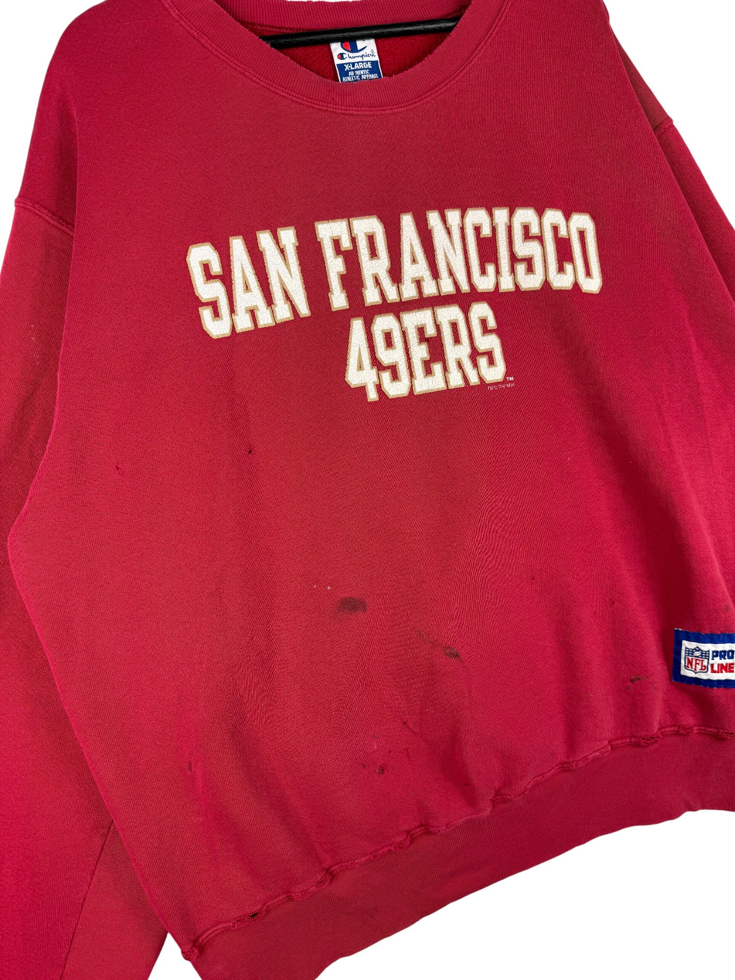 49ers 1996 Distressed Crewneck