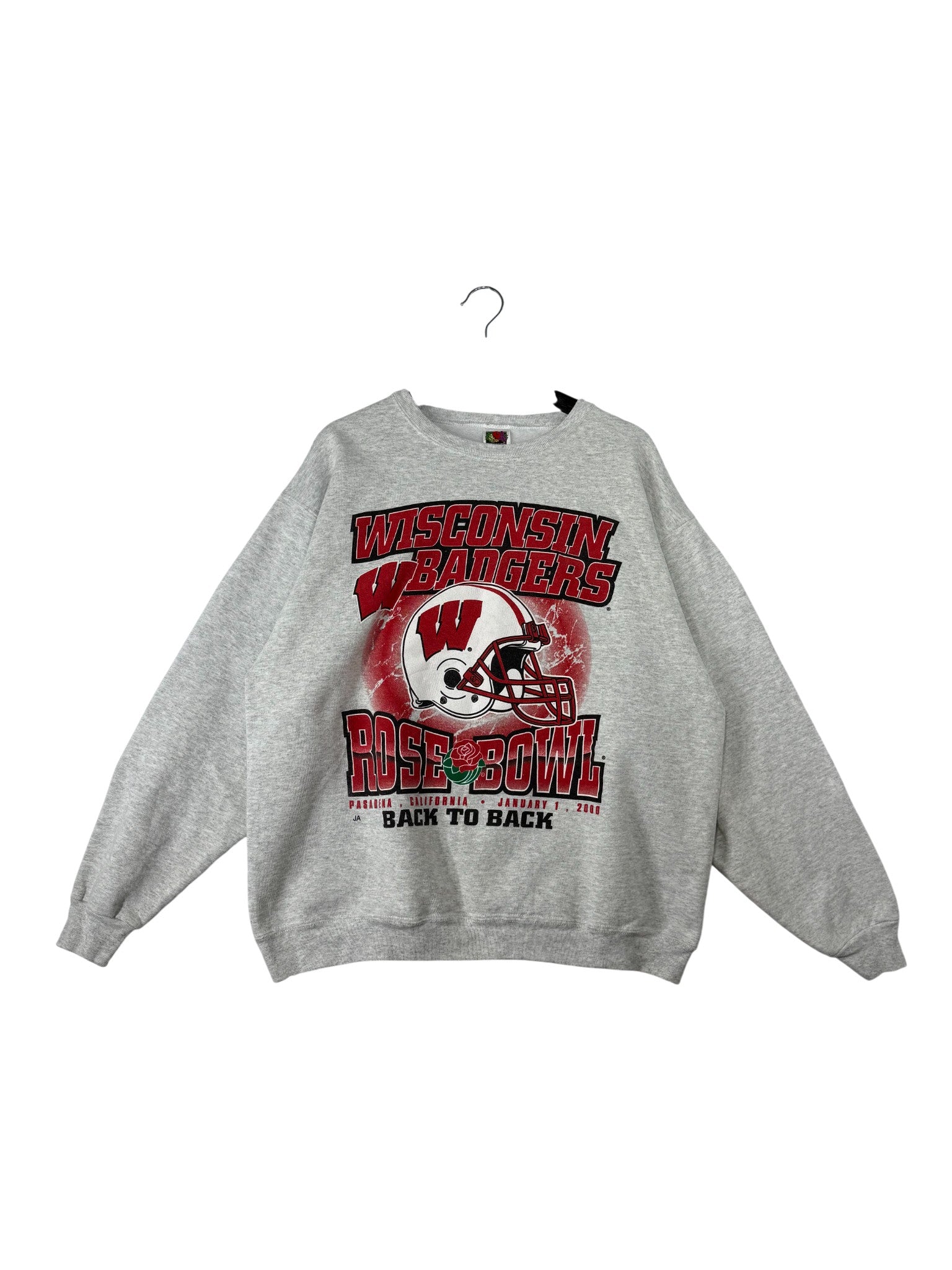2000 Wisconsin Badgers Rose Bowl Sweatshirt