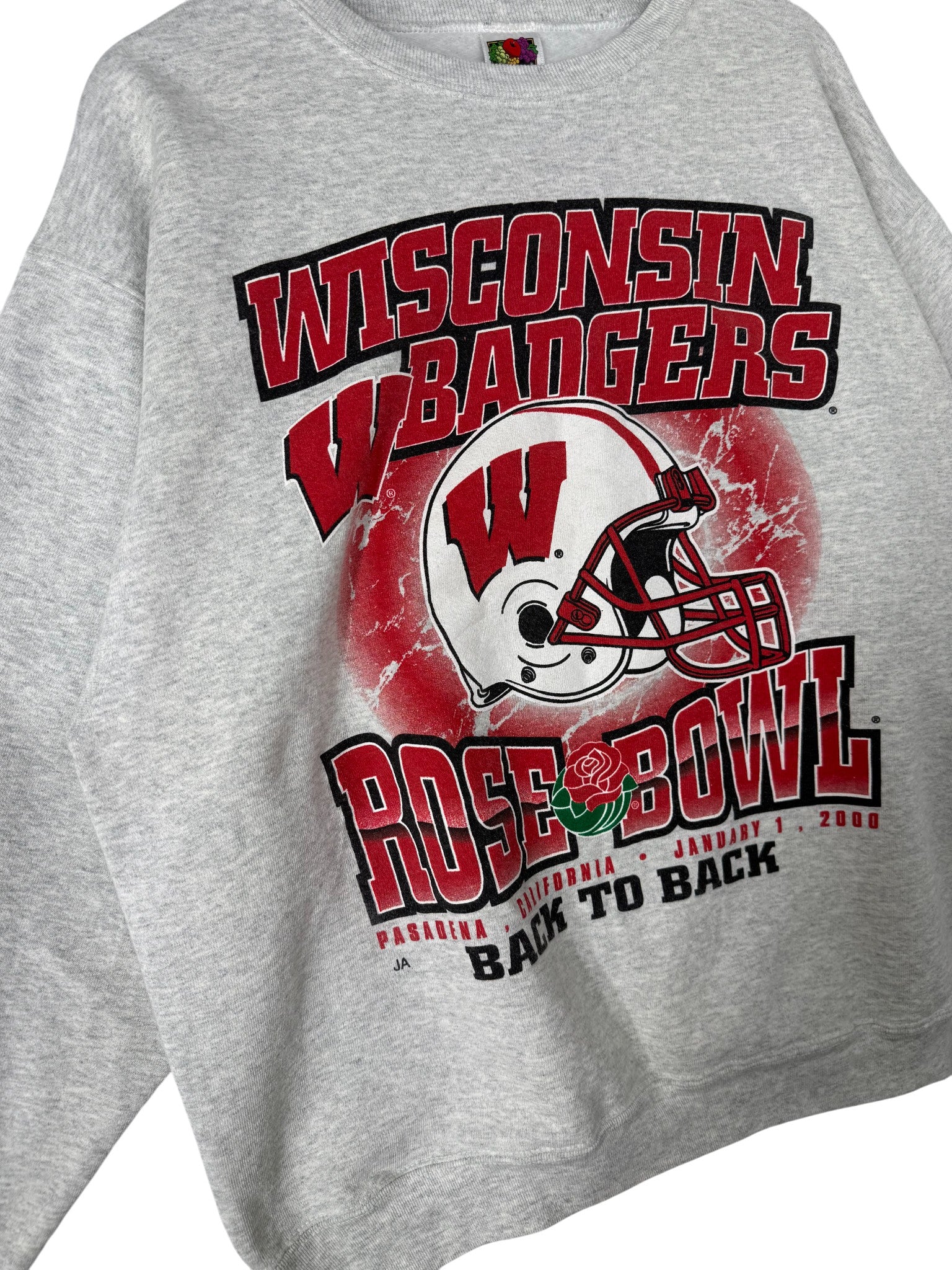 2000 Wisconsin Badgers Rose Bowl Sweatshirt