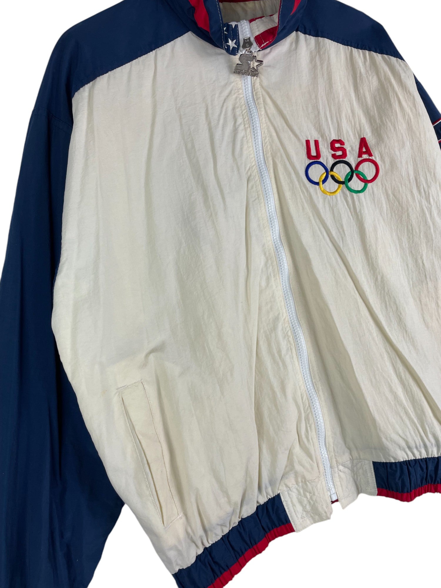 1990s Starter USA Olympic Volleyball Jacket
