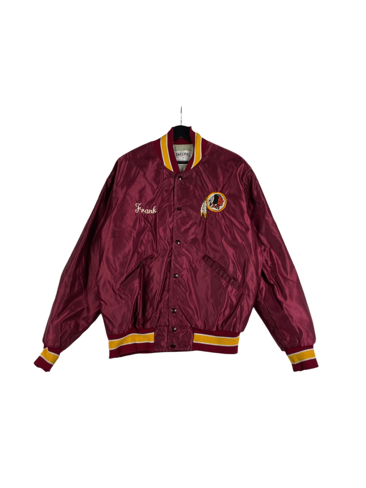 1990s DeLONG Redskins Varsity Jacket