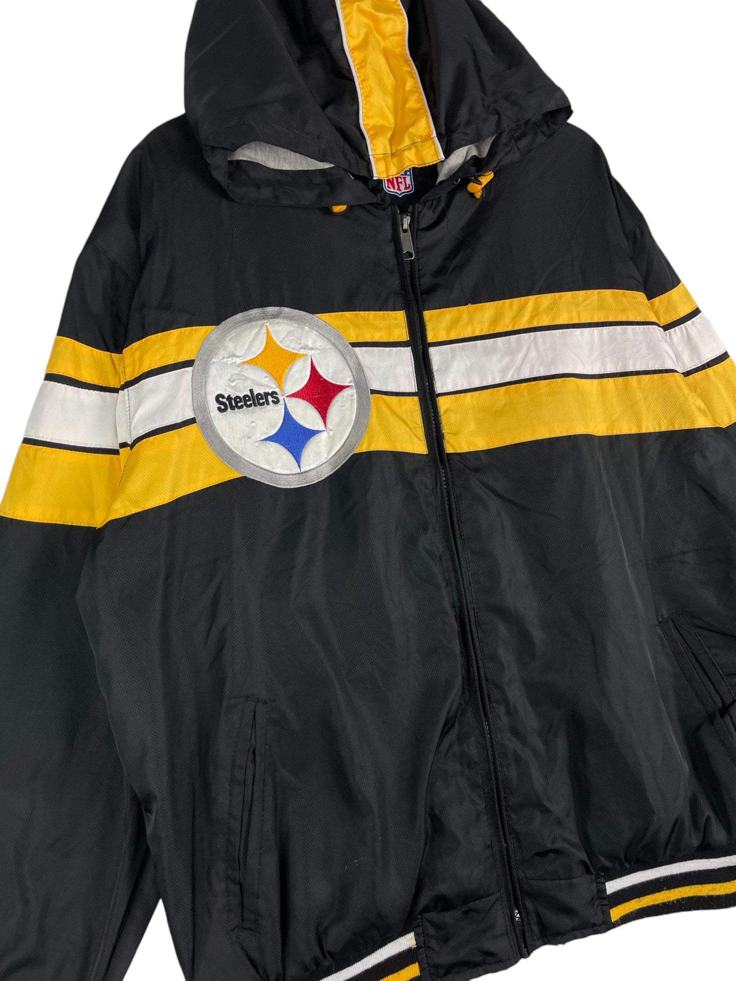 2000s NFL Steelers Windbreaker Jacket