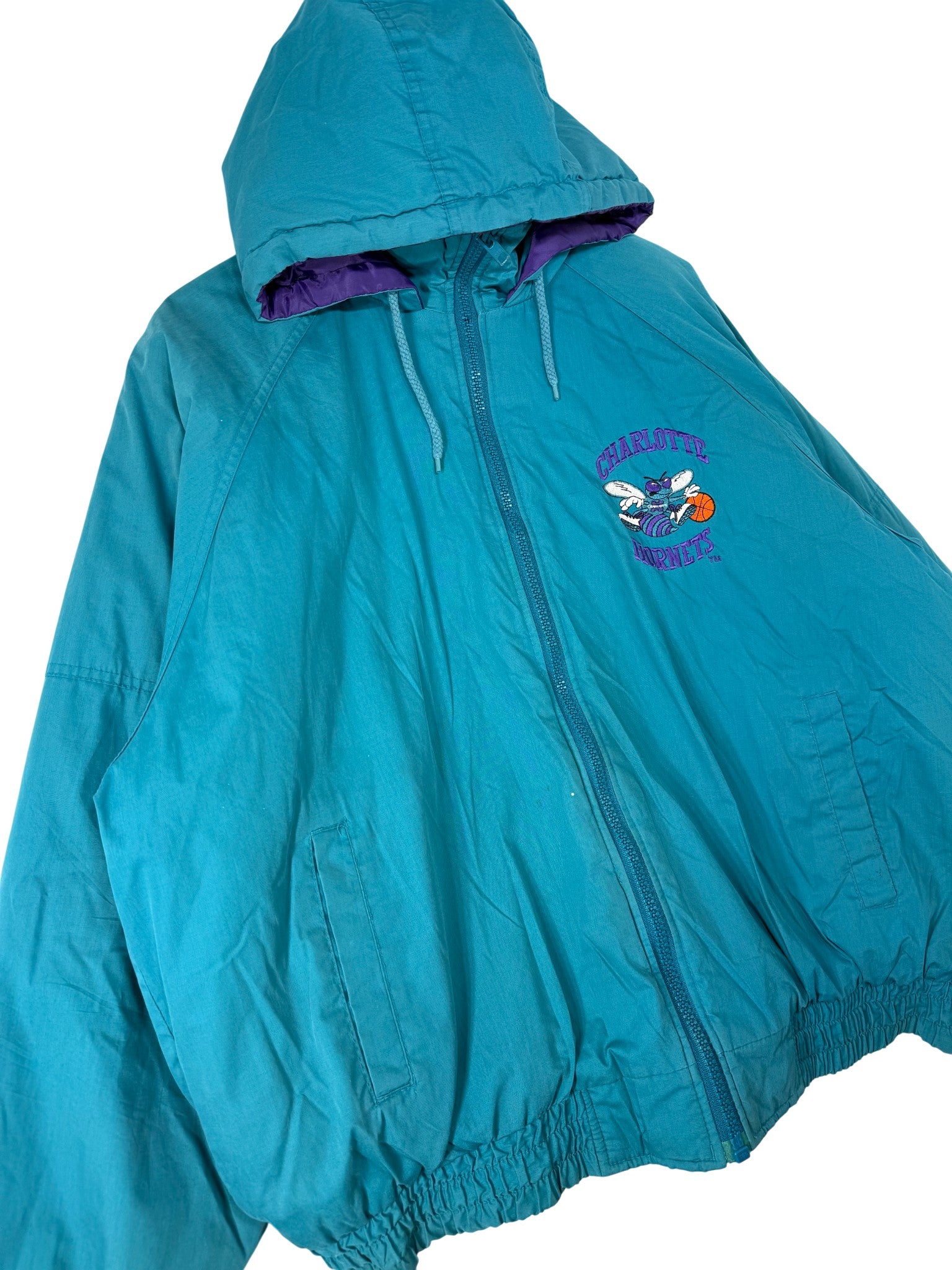 1990s Charlotte Hornets Windbreaker