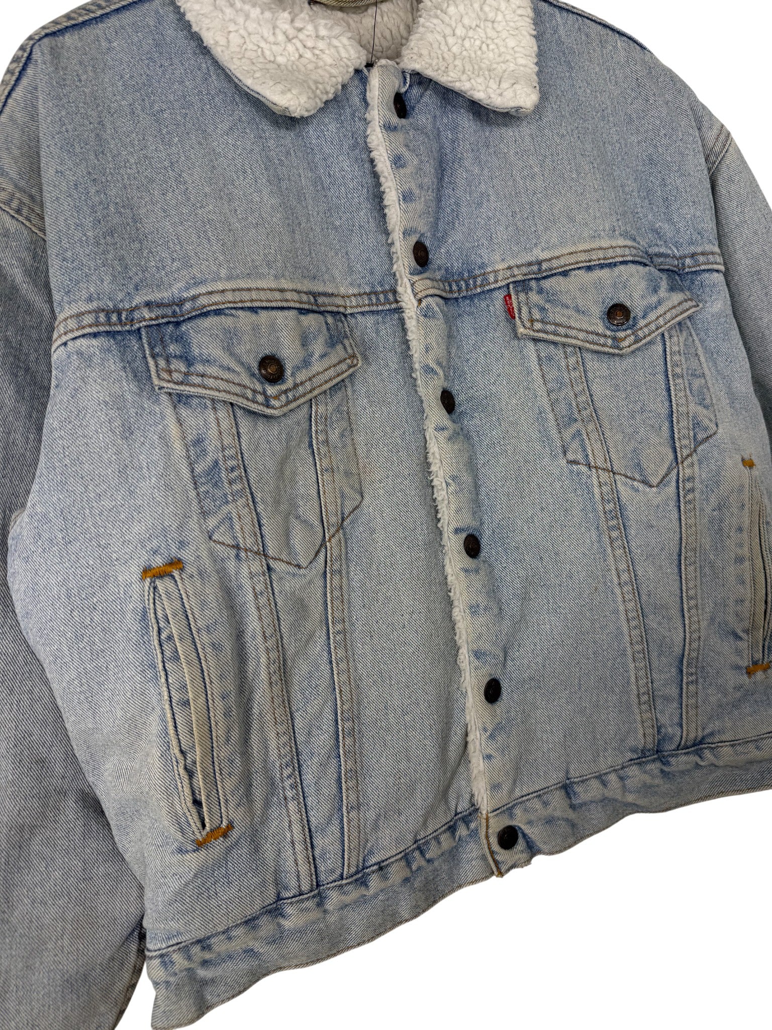 1990s Levi's Sherpa Denim Jacket