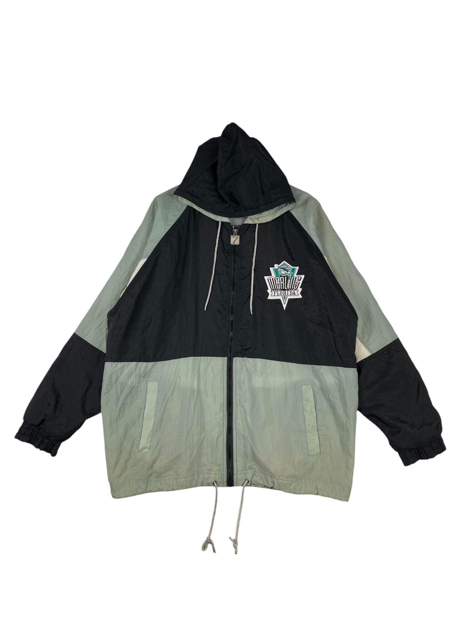 1990s Logo 7 Florida Marlins Windbreaker