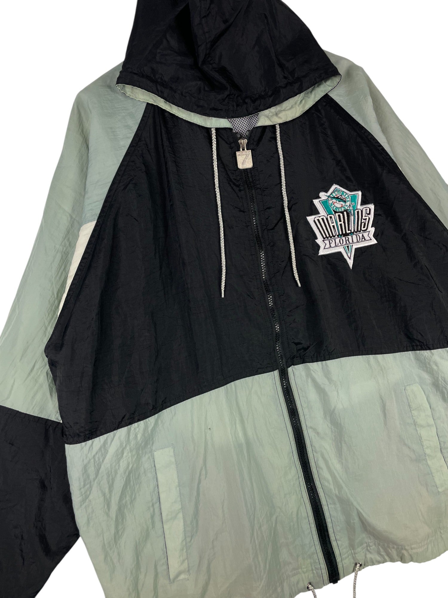 1990s Logo 7 Florida Marlins Windbreaker
