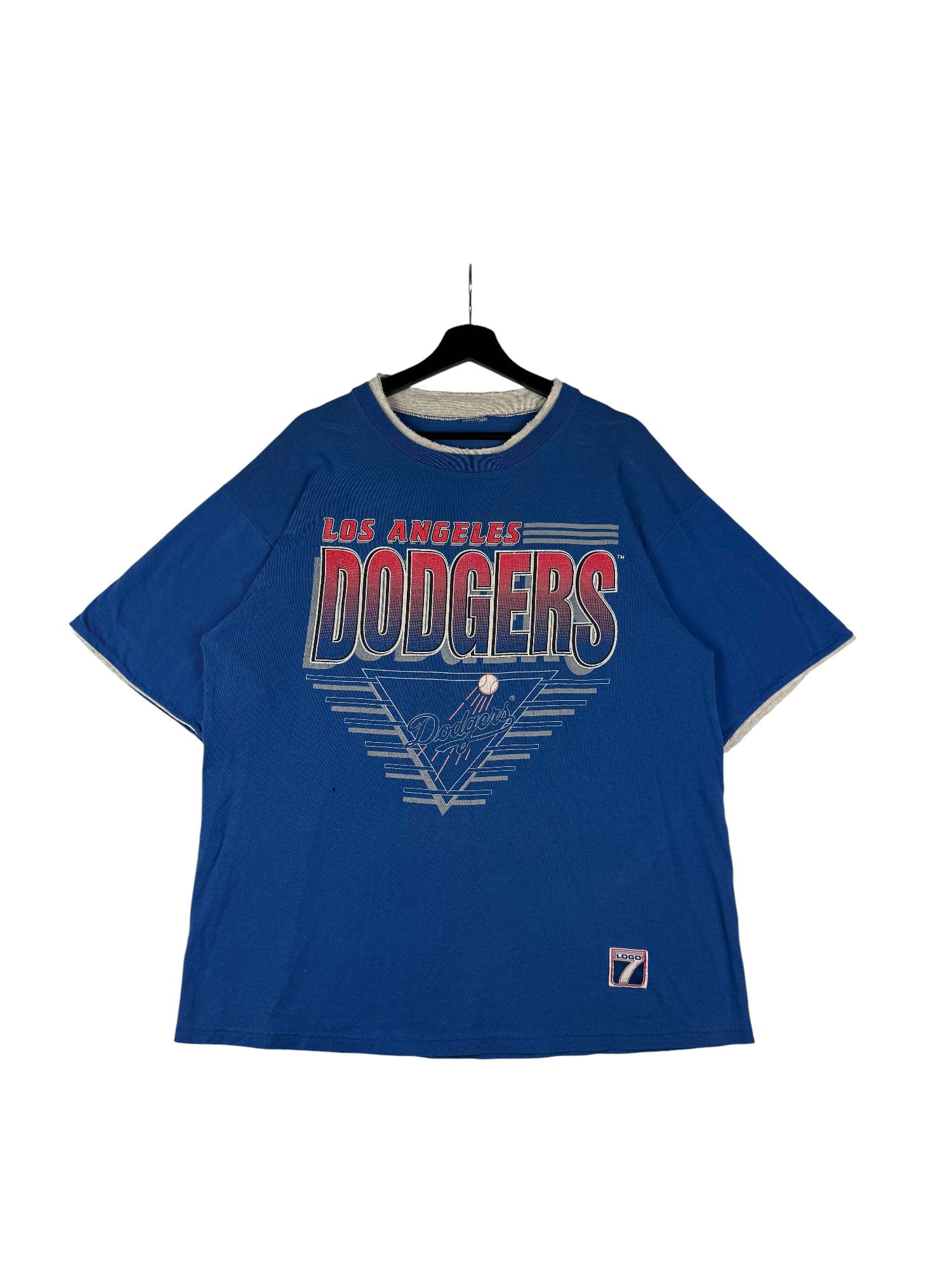 1990s Logo 7 Dodgers T-Shirt