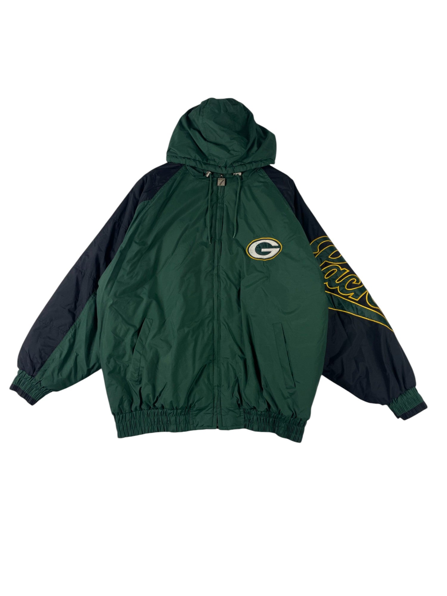 1990s Logo 7 Packers Windbreaker