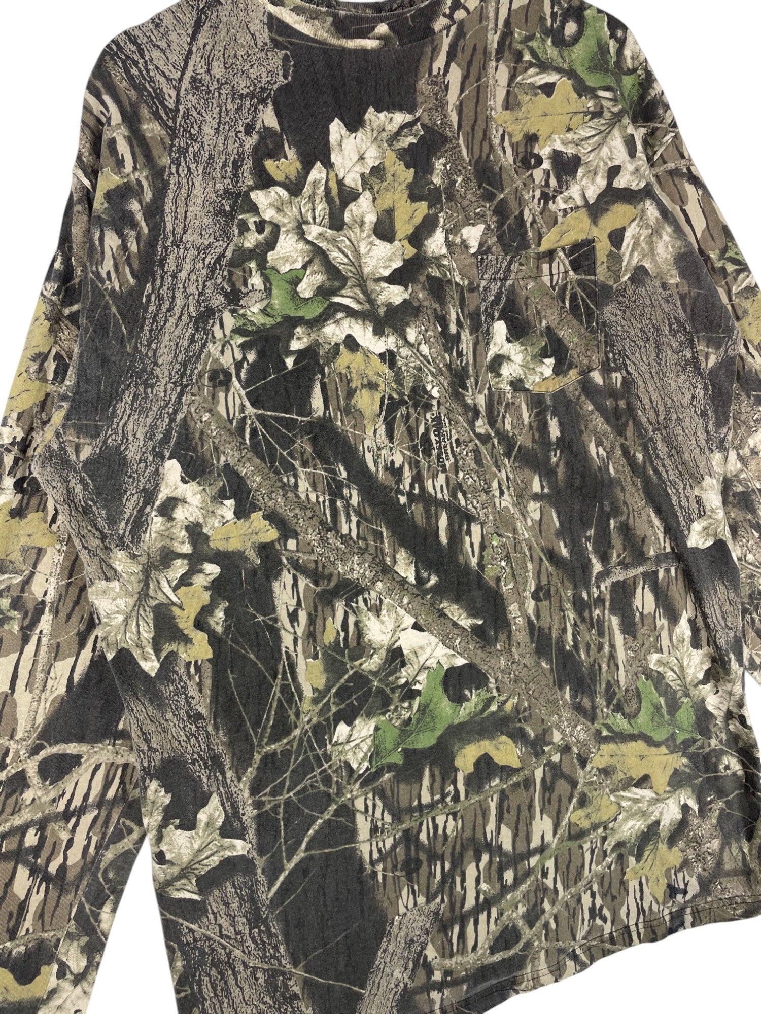 1990s Mossy Oak Camo Long Sleeve Tee