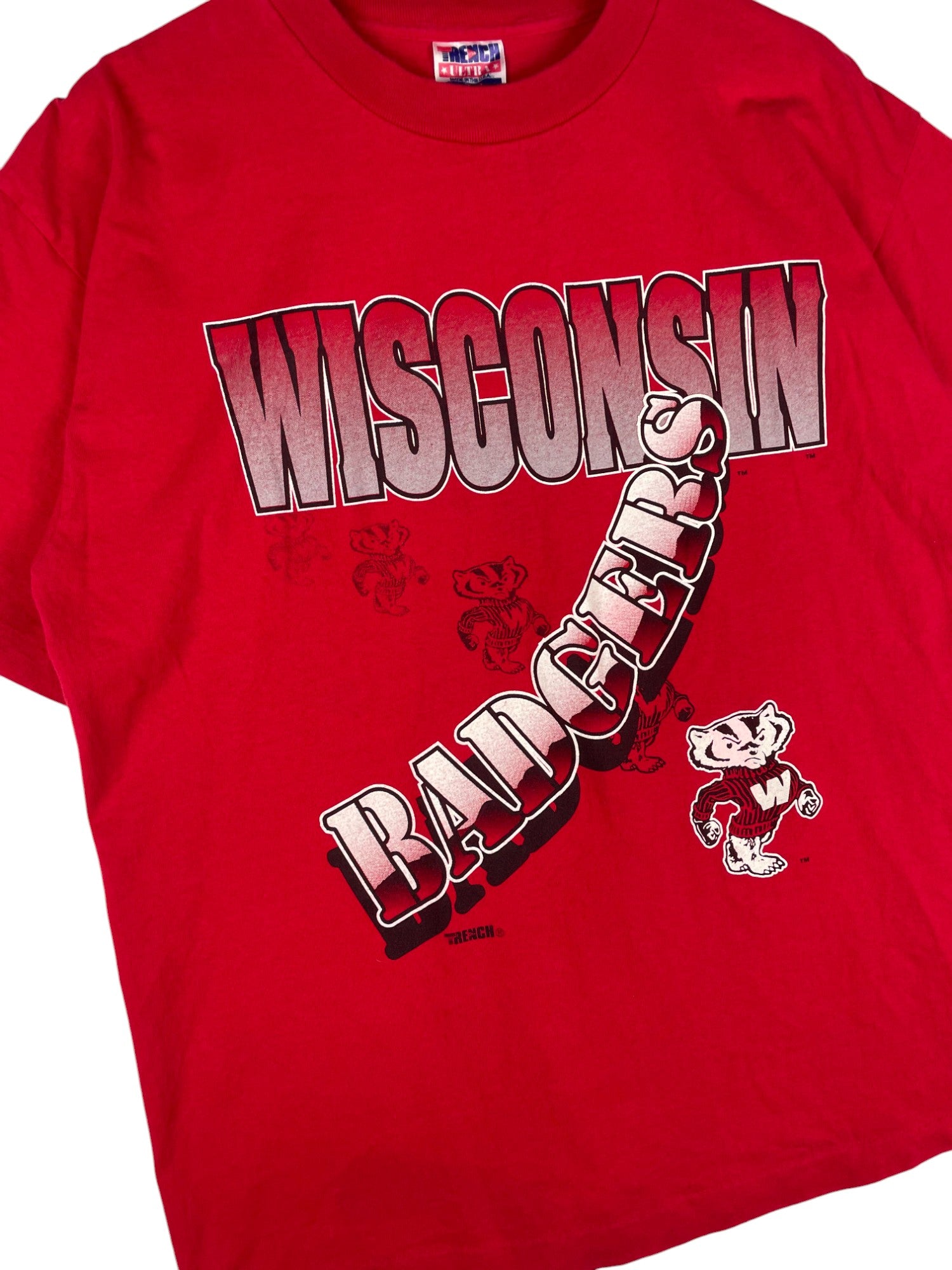 1990s Trench Wisconsin Badgers T-Shirt