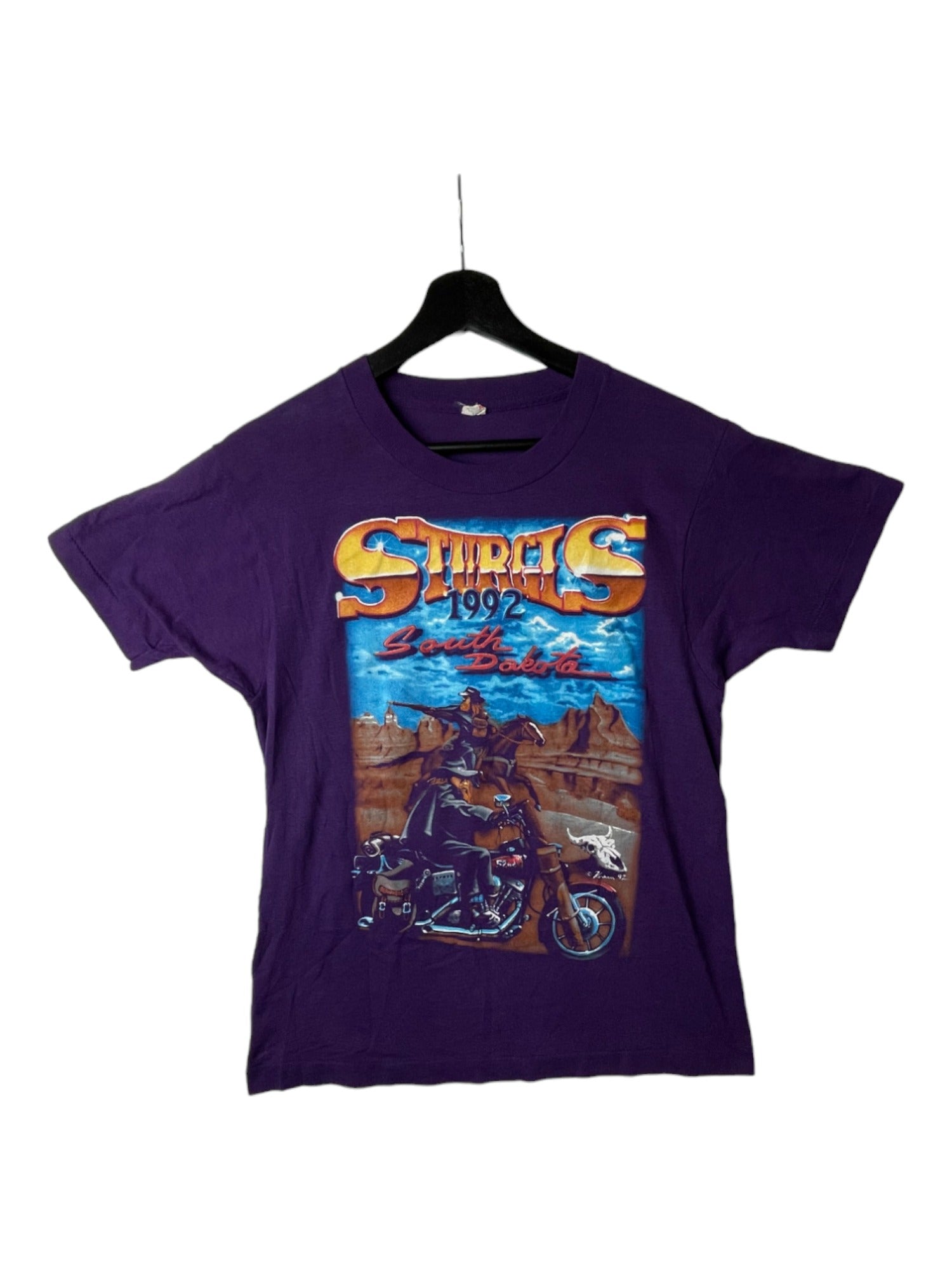 1992 Sturgis Biker T-Shirt