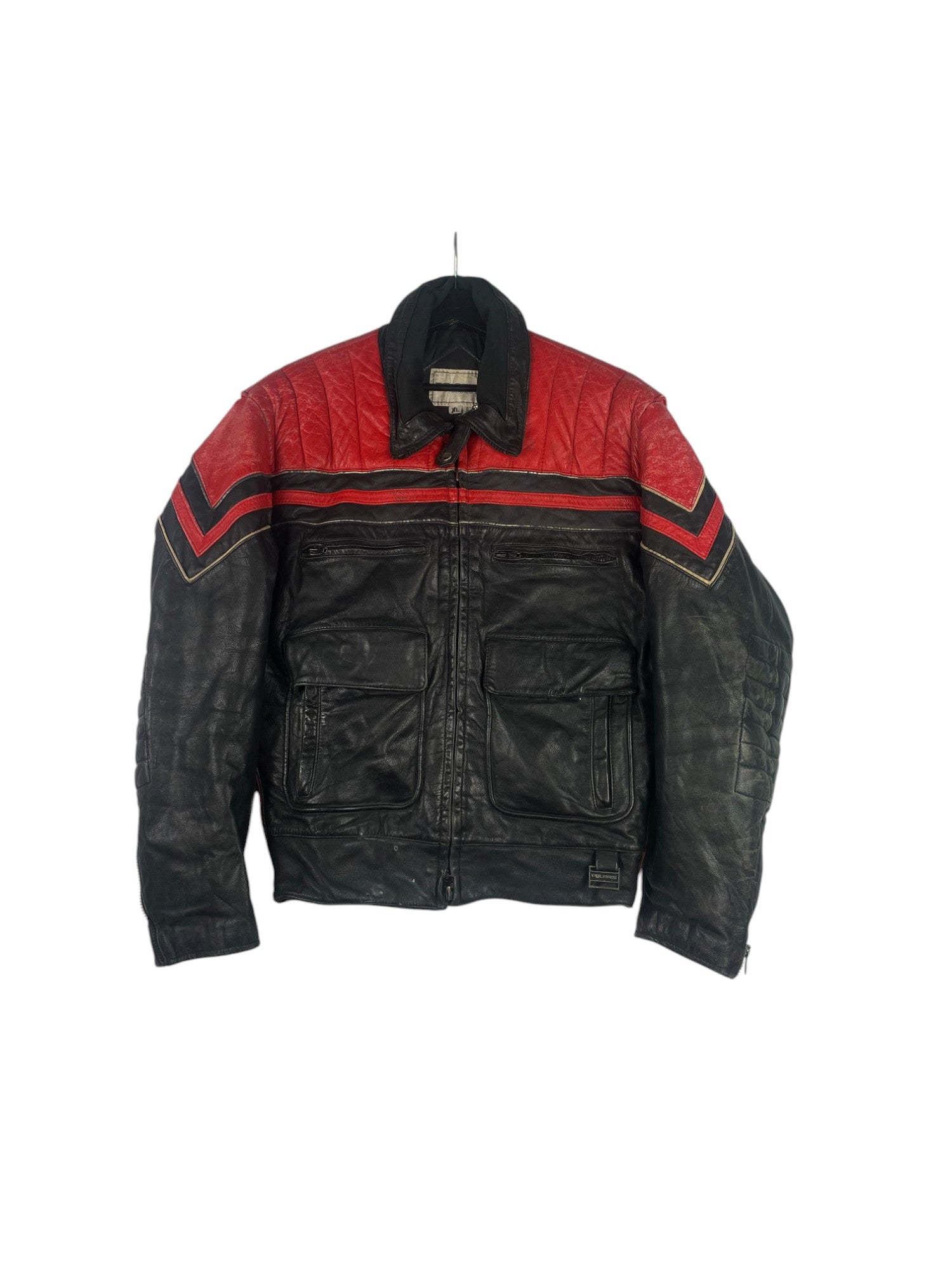 1990s Polaris Biker Leather Jacket
