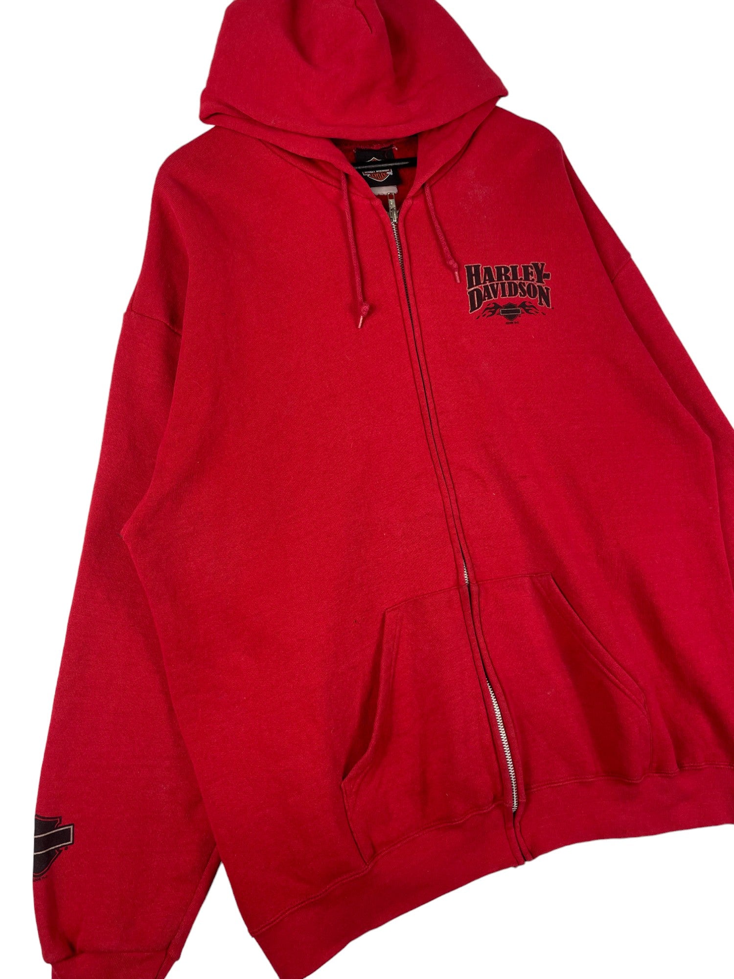 2000s Harley-Davidson Biker Zip-Up Hoodie
