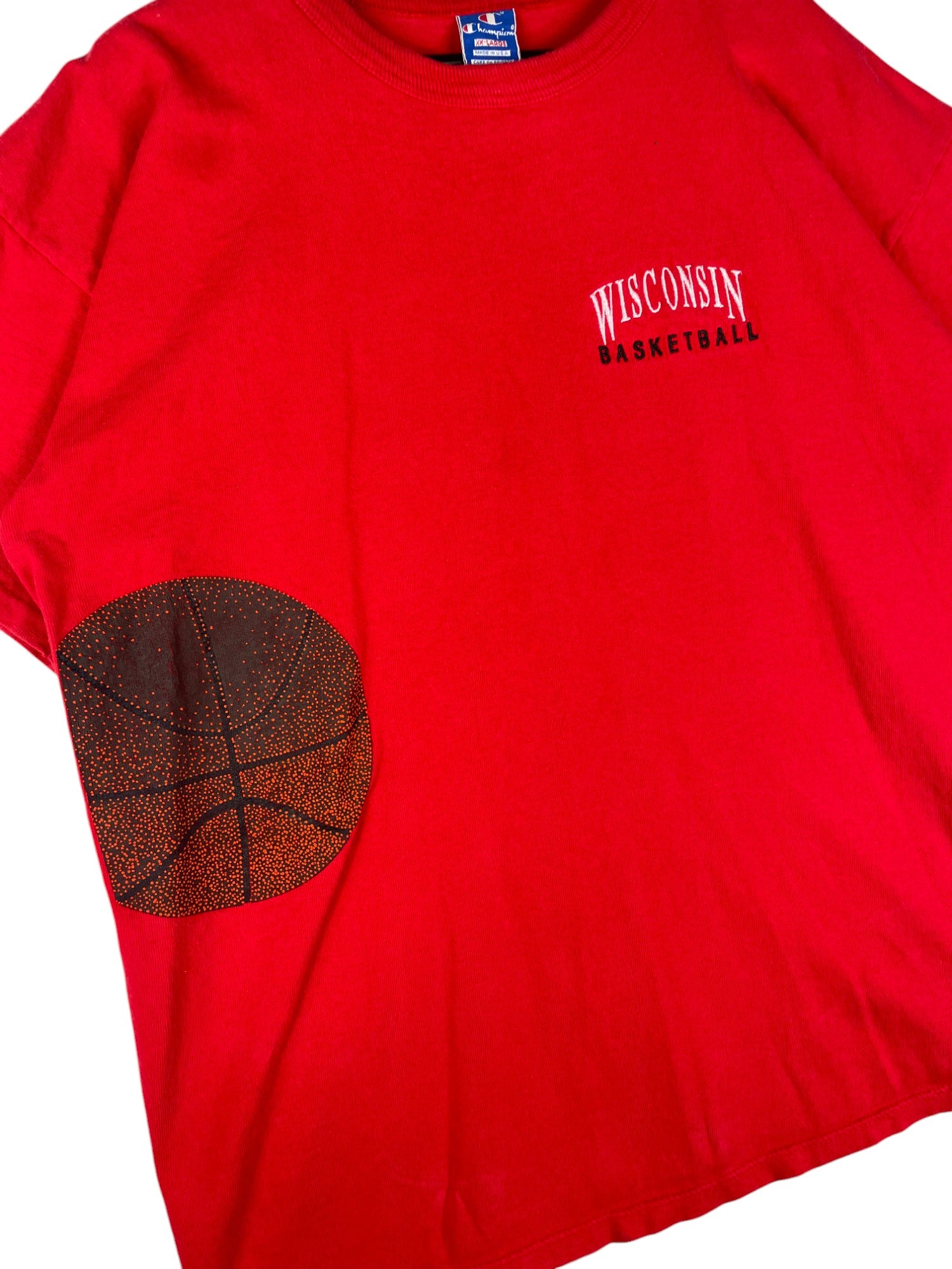 1990s Champion Wisconsin Basketball T-Shirt