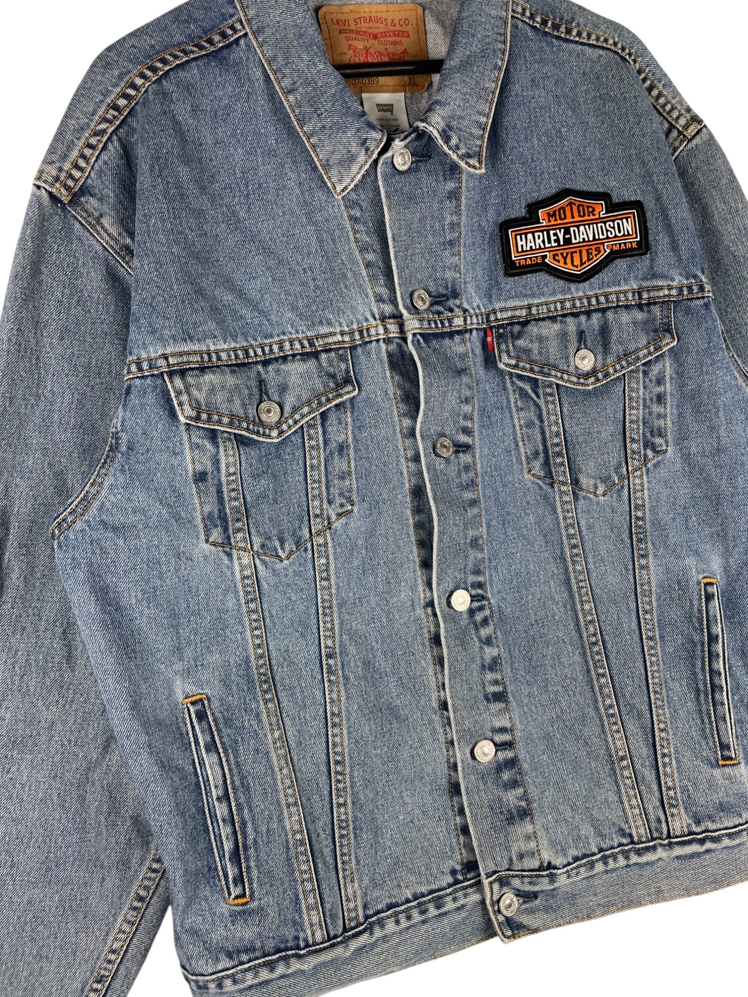 2000s Levi's Harley Davidson Denim Jacket