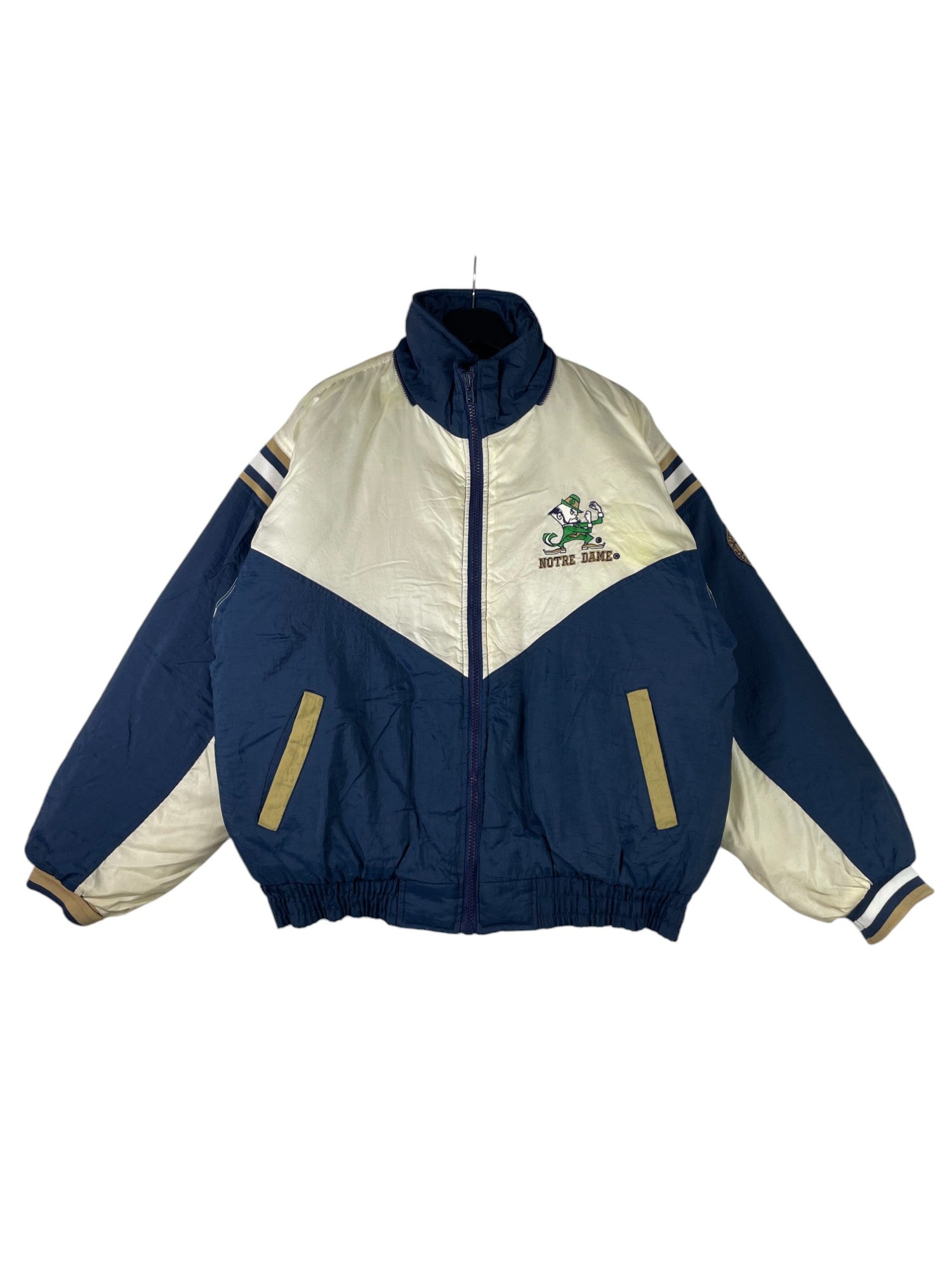 1990s Pro Player Notre Dame Windbreaker