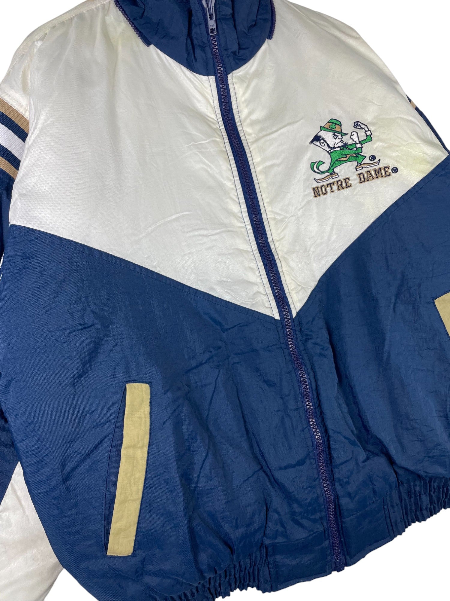 1990s Pro Player Notre Dame Windbreaker