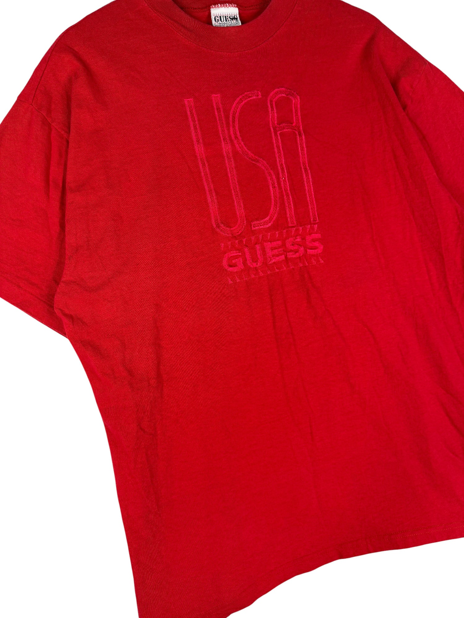 1990s Guess USA Embroidered T-Shirt