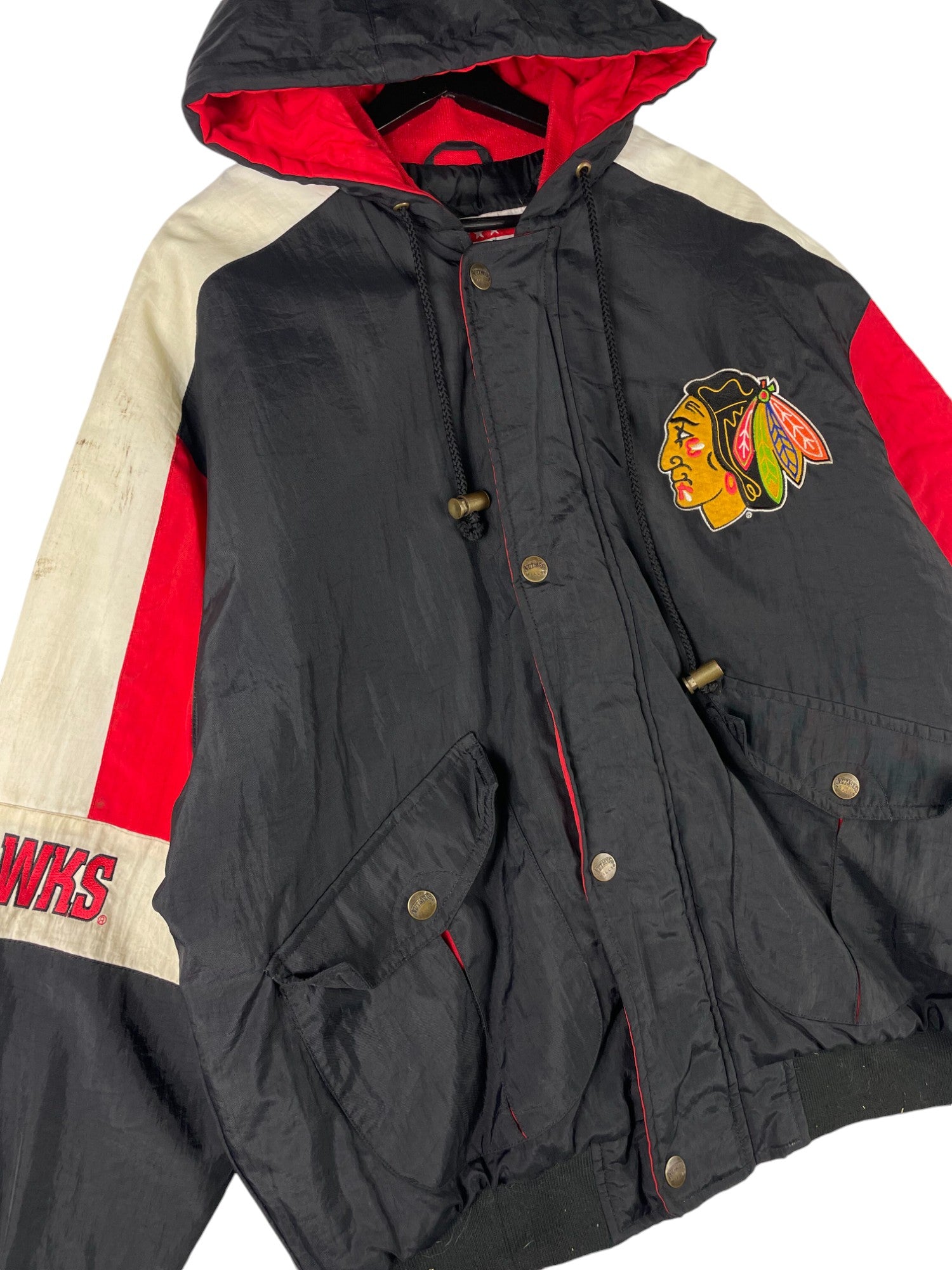 1990s Nutmeg Chicago Blackhawks Jacket