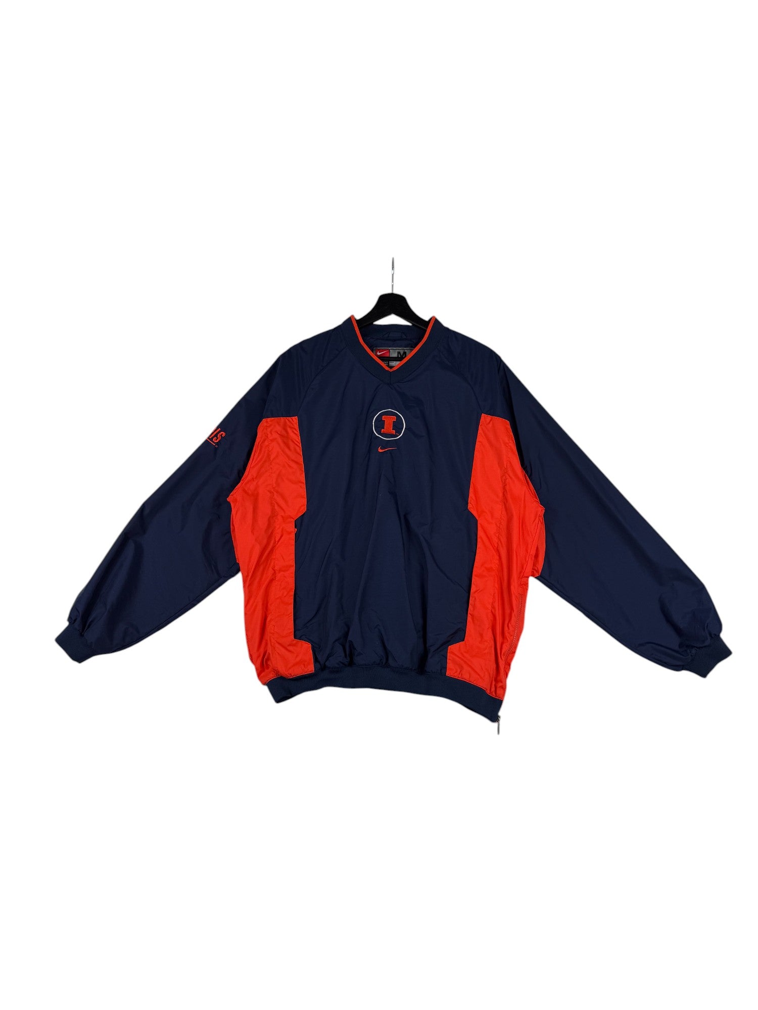2000s Nike Illinois Pullover Windbreaker